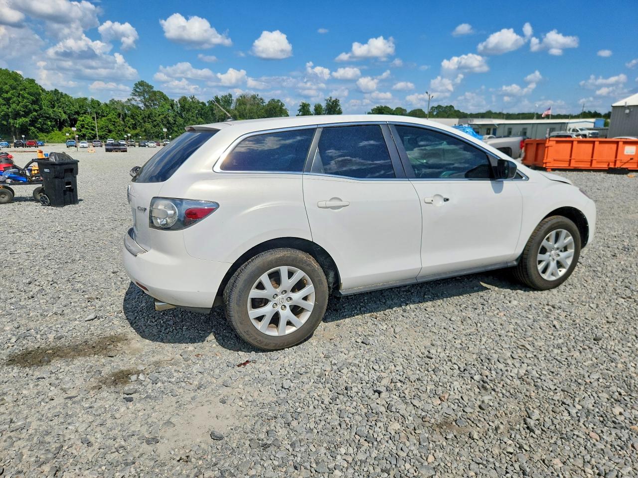 2007 Mazda Cx-7 White vin: JM3ER293170124400