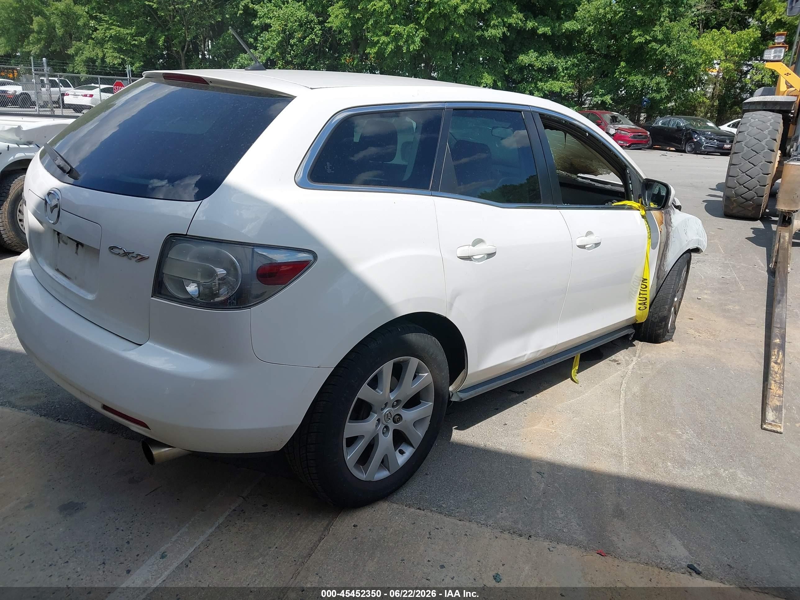 2007 Mazda Cx-7 Touring Белый vin: JM3ER293170136479