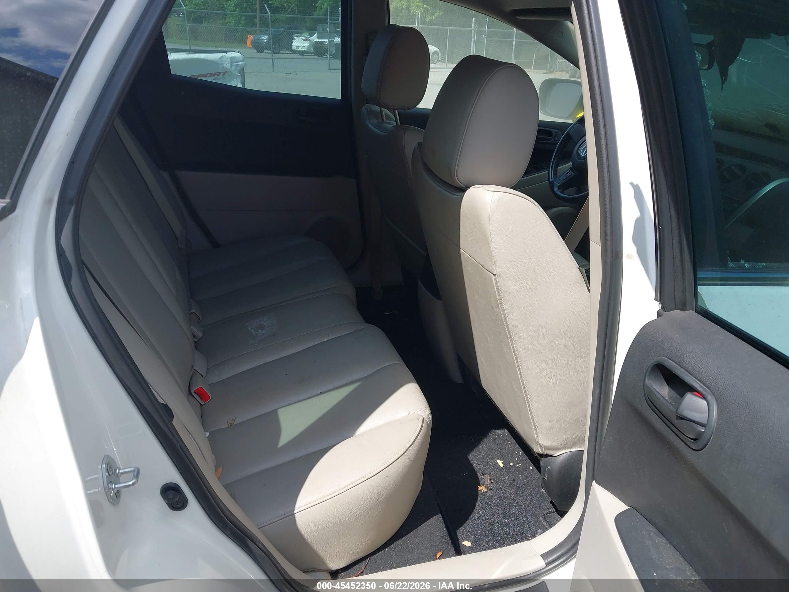 2007 Mazda Cx-7 Touring Белый vin: JM3ER293170136479