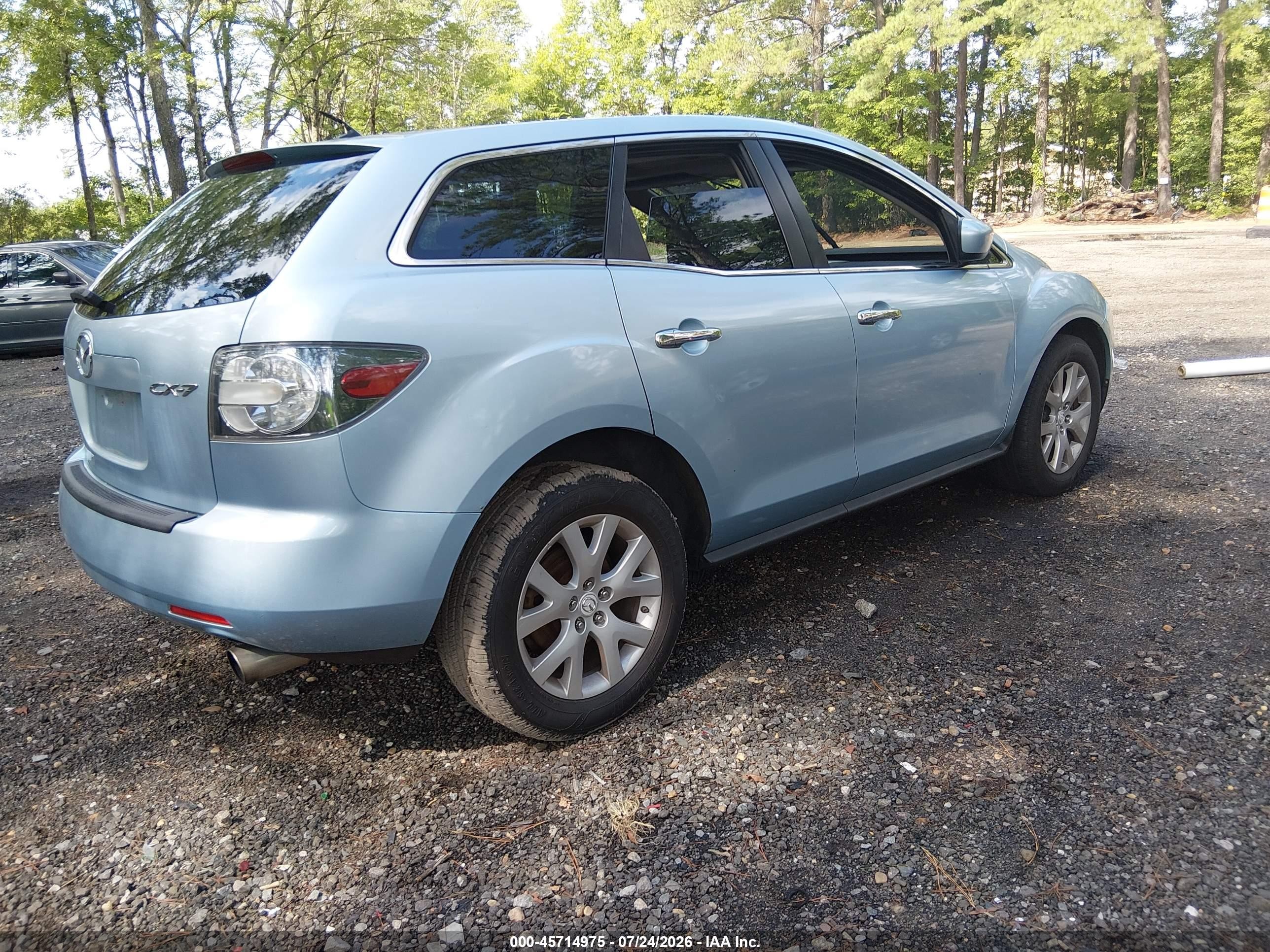 2008 Mazda Cx-7 Grand Touring Blue vin: JM3ER293180205964