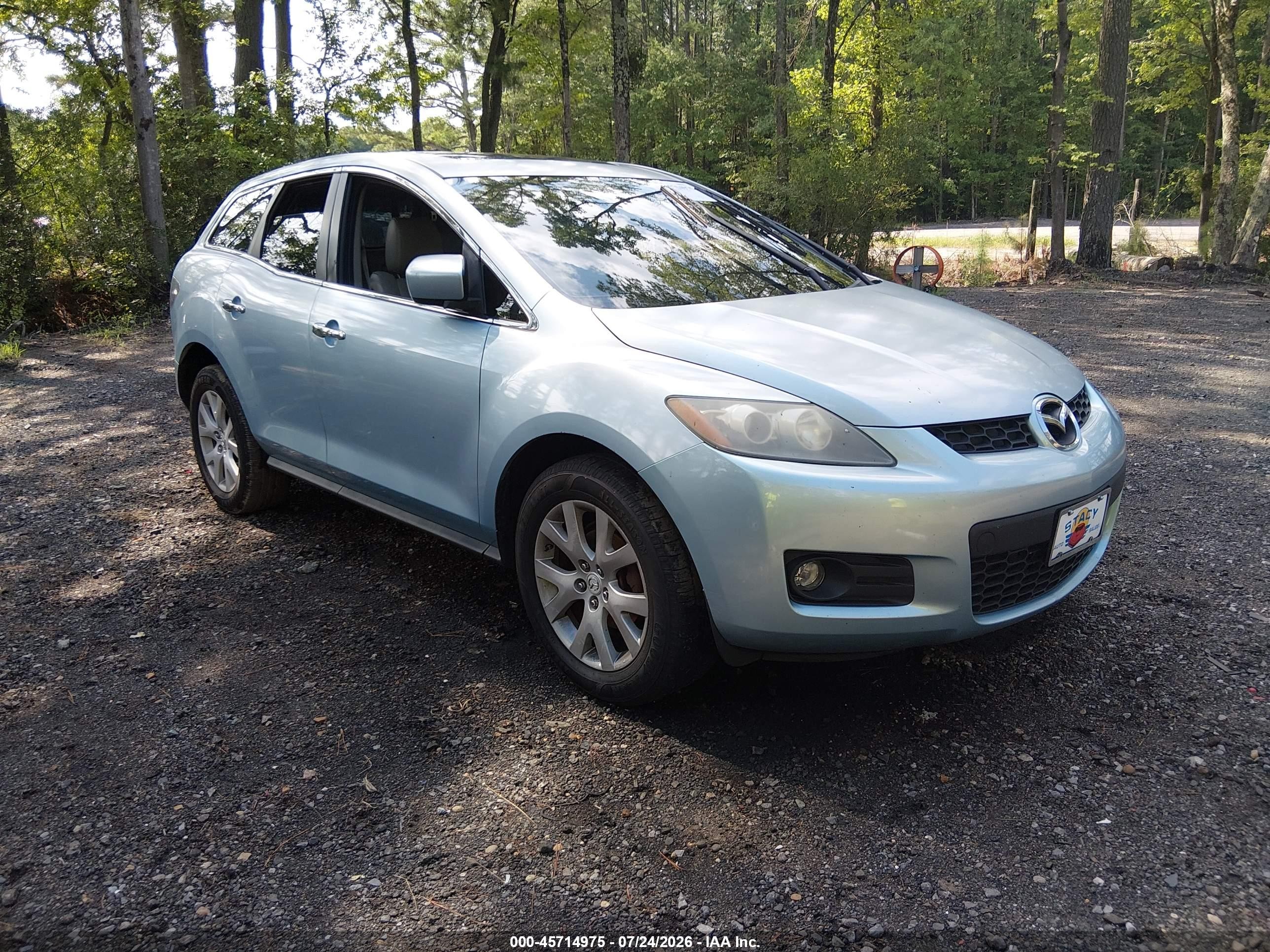 2008 Mazda Cx-7 Grand Touring Blue vin: JM3ER293180205964
