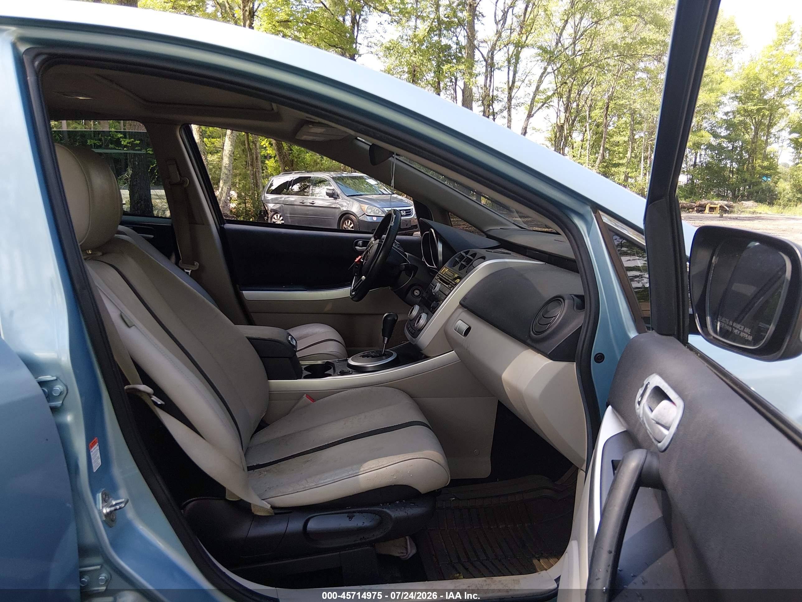 2008 Mazda Cx-7 Grand Touring Blue vin: JM3ER293180205964