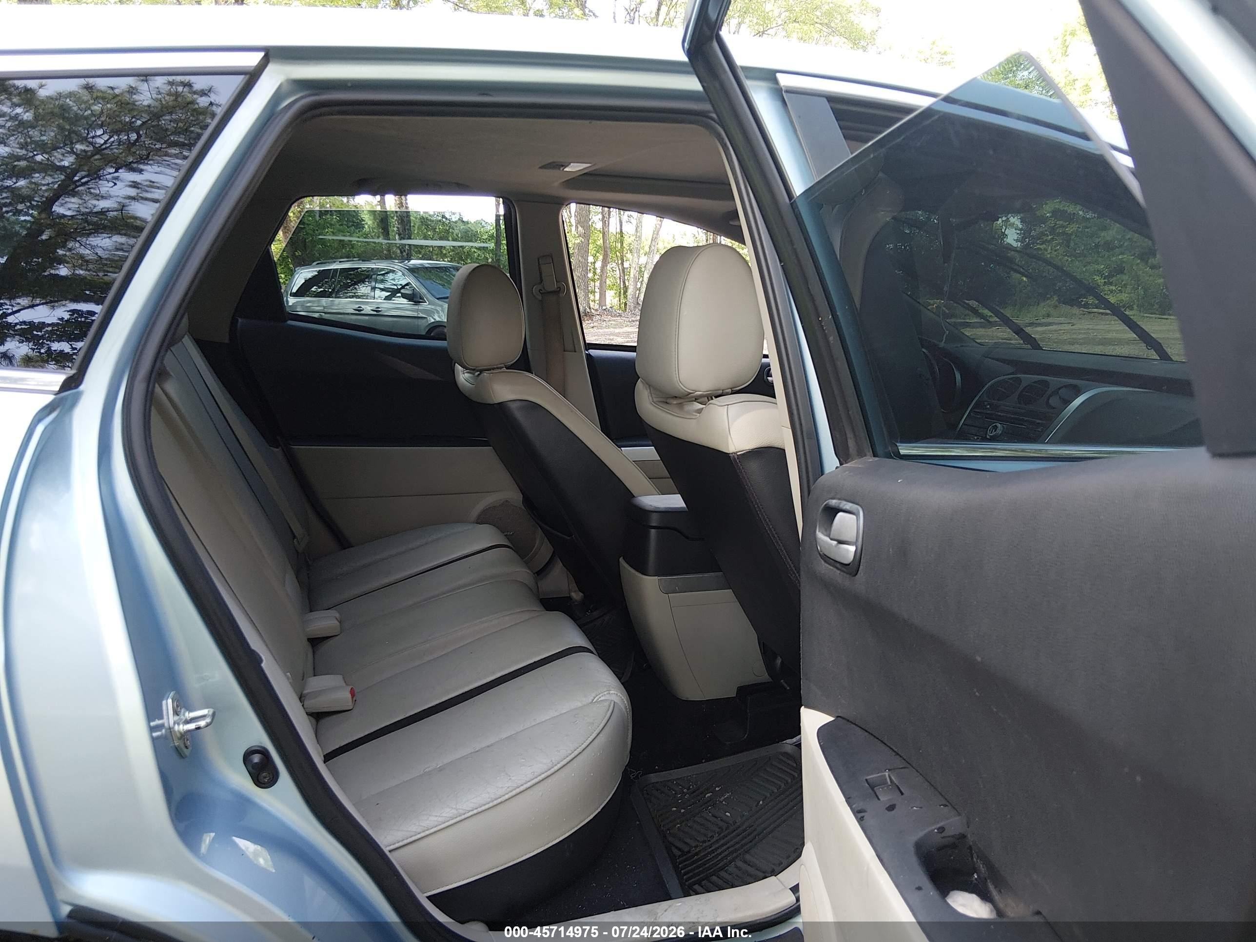 2008 Mazda Cx-7 Grand Touring Blue vin: JM3ER293180205964