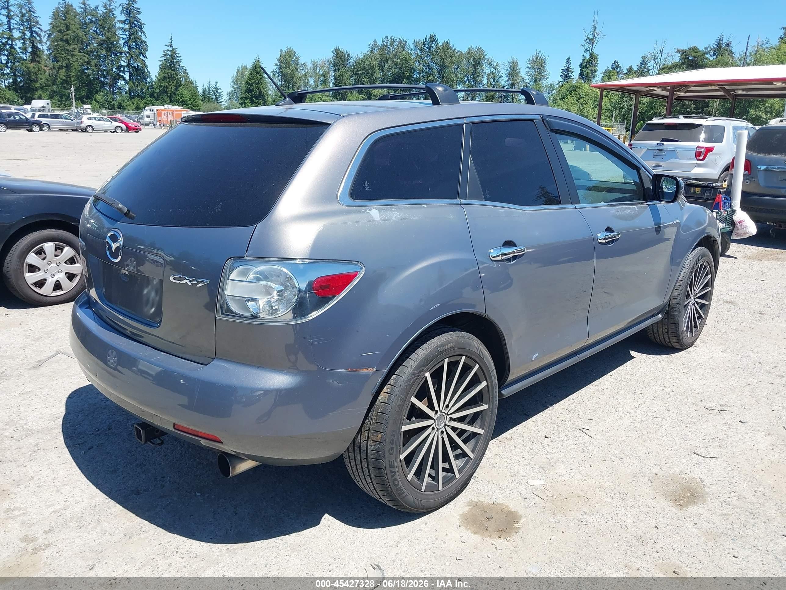 2007 Mazda Cx-7 Sport Gray vin: JM3ER293270156059