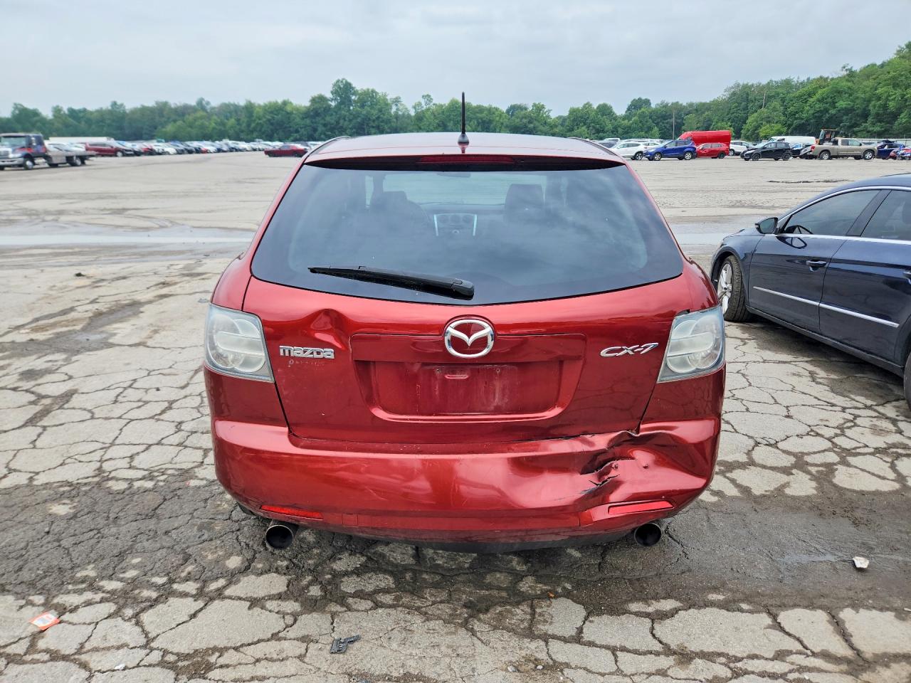2007 Mazda Cx-7 Burgundy vin: JM3ER293370149816