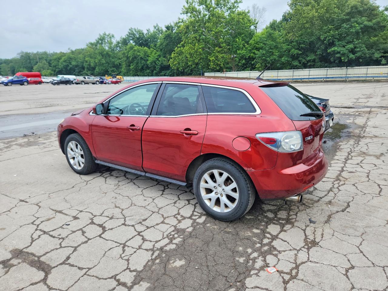 2007 Mazda Cx-7 Burgundy vin: JM3ER293370149816
