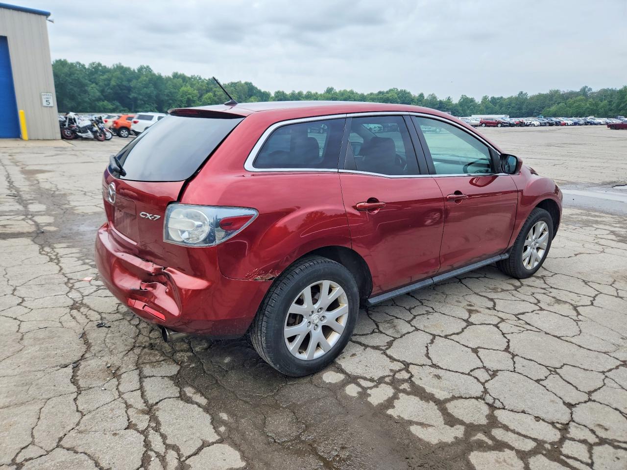 2007 Mazda Cx-7 Burgundy vin: JM3ER293370149816