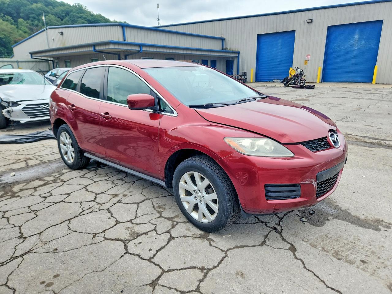 2007 Mazda Cx-7 Burgundy vin: JM3ER293370149816