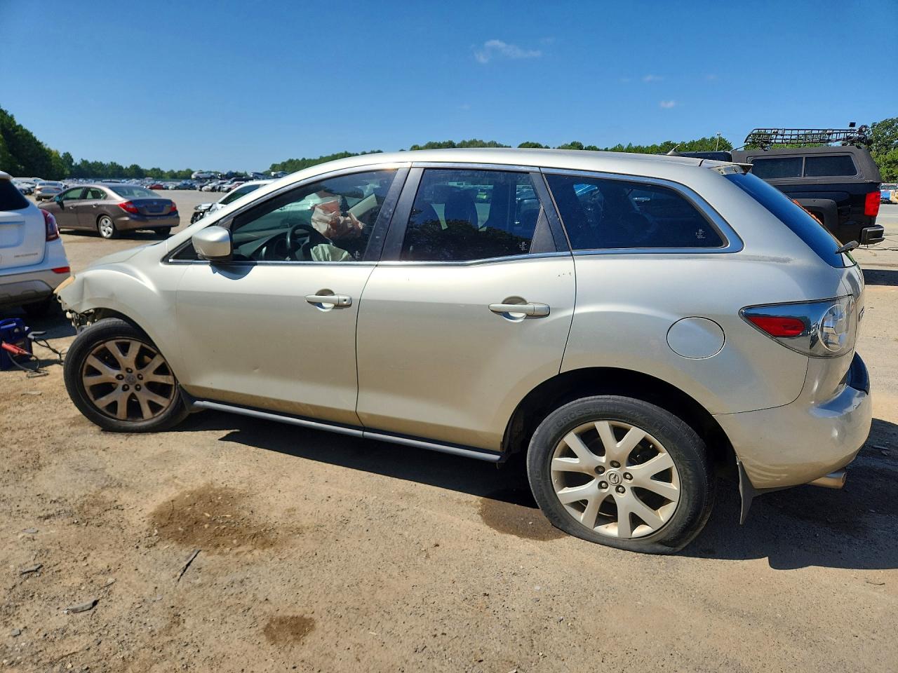 2008 Mazda Cx-7 Silver vin: JM3ER293380205030