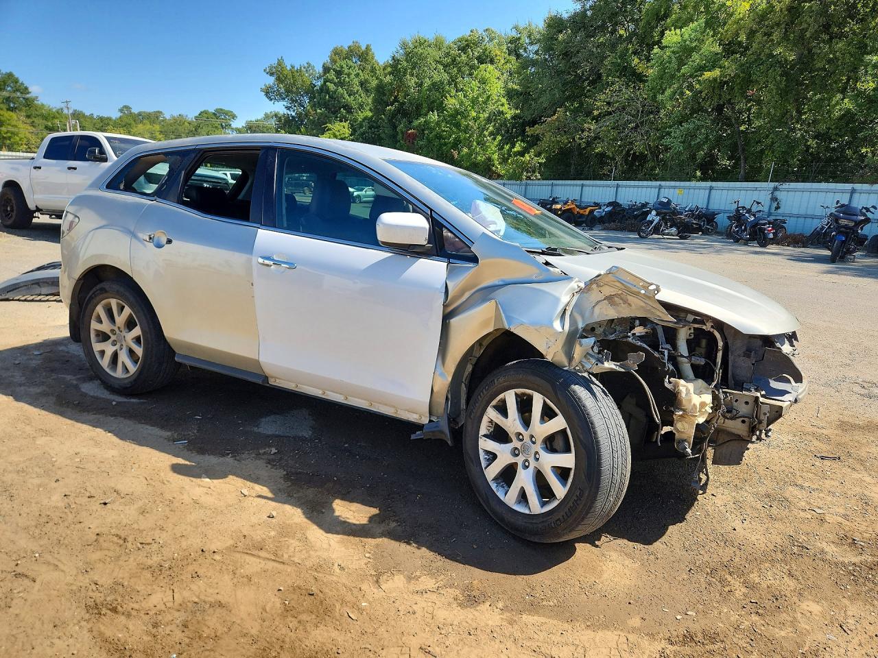 2008 Mazda Cx-7 Silver vin: JM3ER293380205030