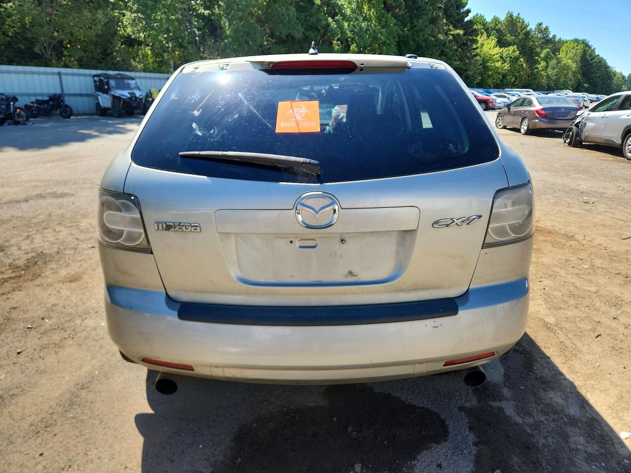 2008 Mazda Cx-7 Silver vin: JM3ER293380205030