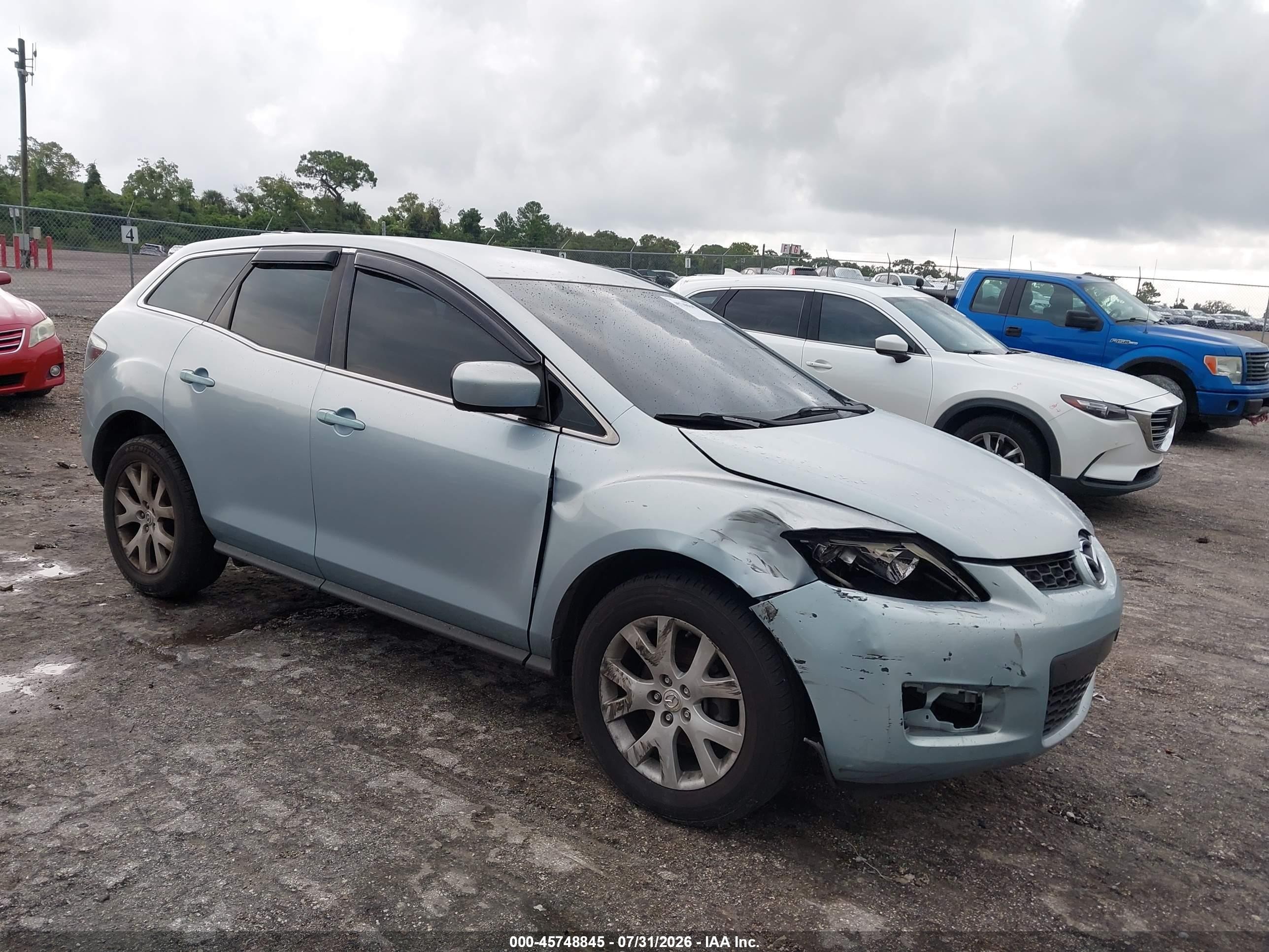 2009 Mazda Cx-7 Sport Light Blue vin: JM3ER293390216630