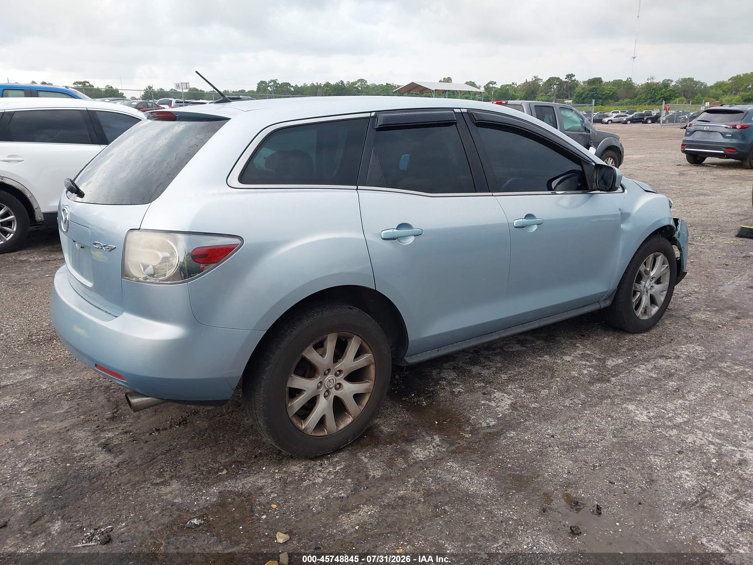 2009 Mazda Cx-7 Sport Light Blue vin: JM3ER293390216630