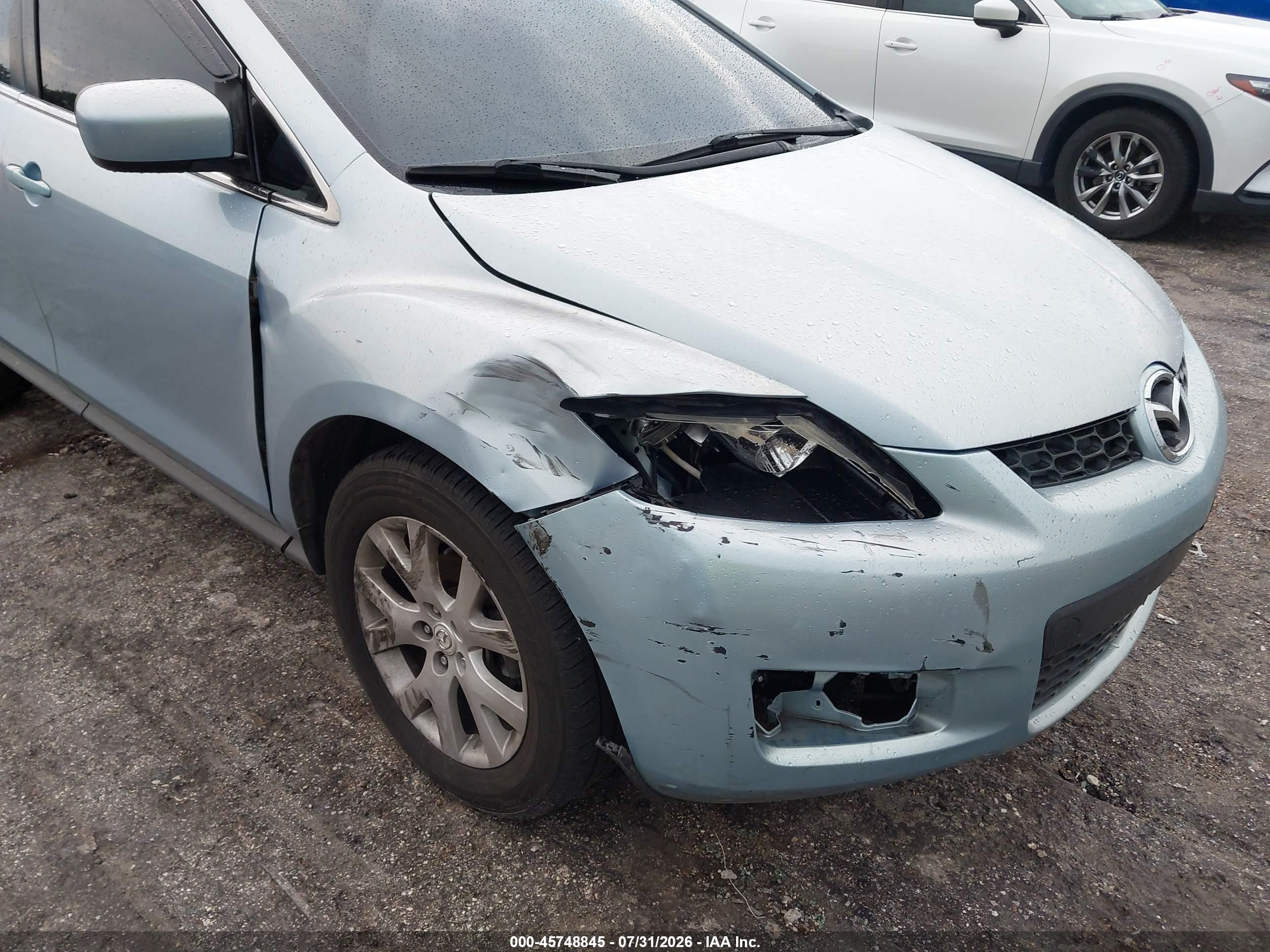 2009 Mazda Cx-7 Sport Light Blue vin: JM3ER293390216630