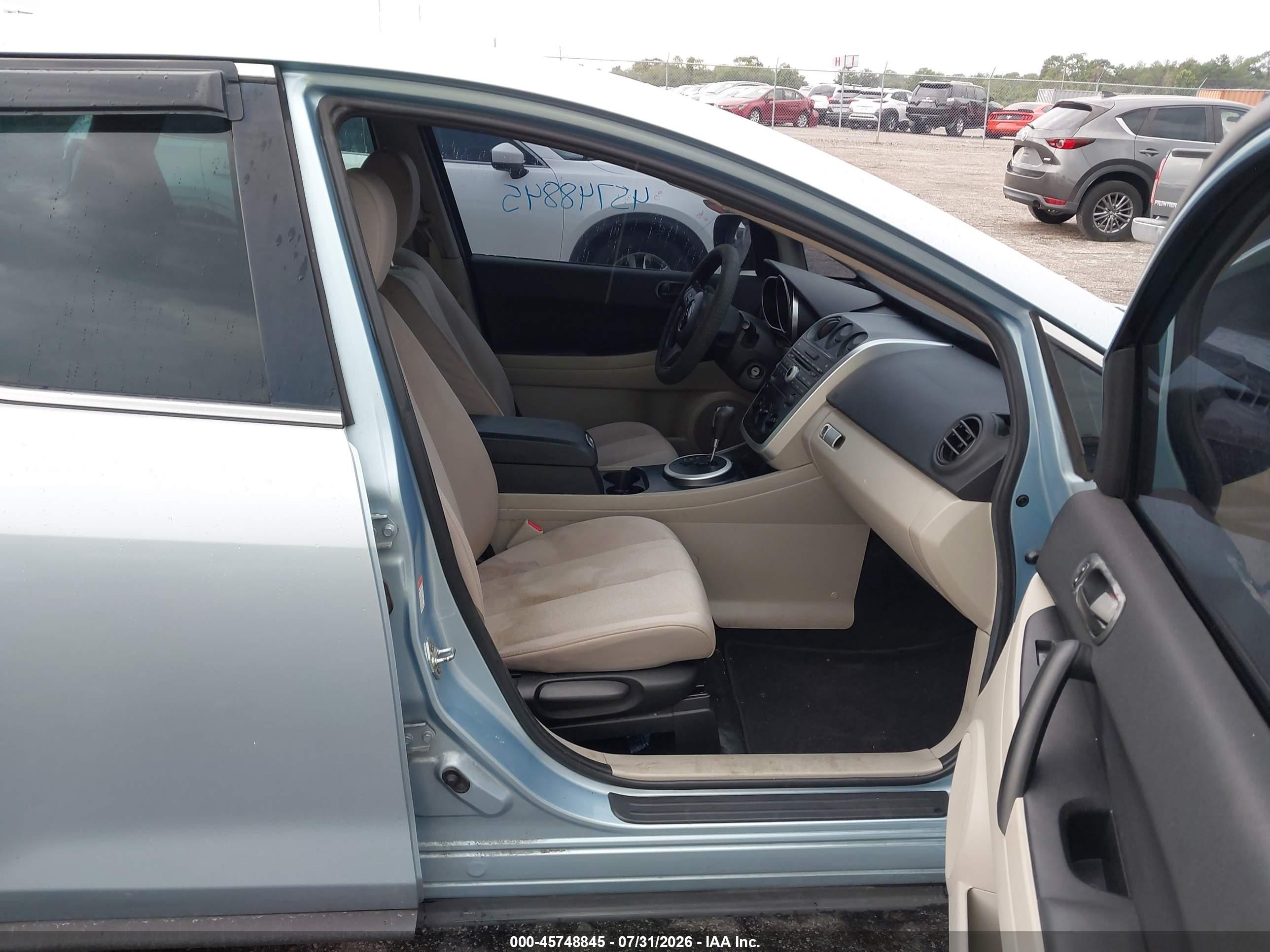 2009 Mazda Cx-7 Sport Light Blue vin: JM3ER293390216630
