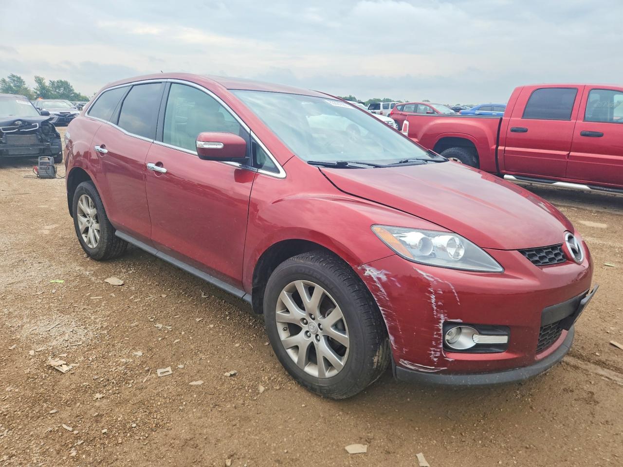 2009 Mazda Cx-7 Красный vin: JM3ER293390217390