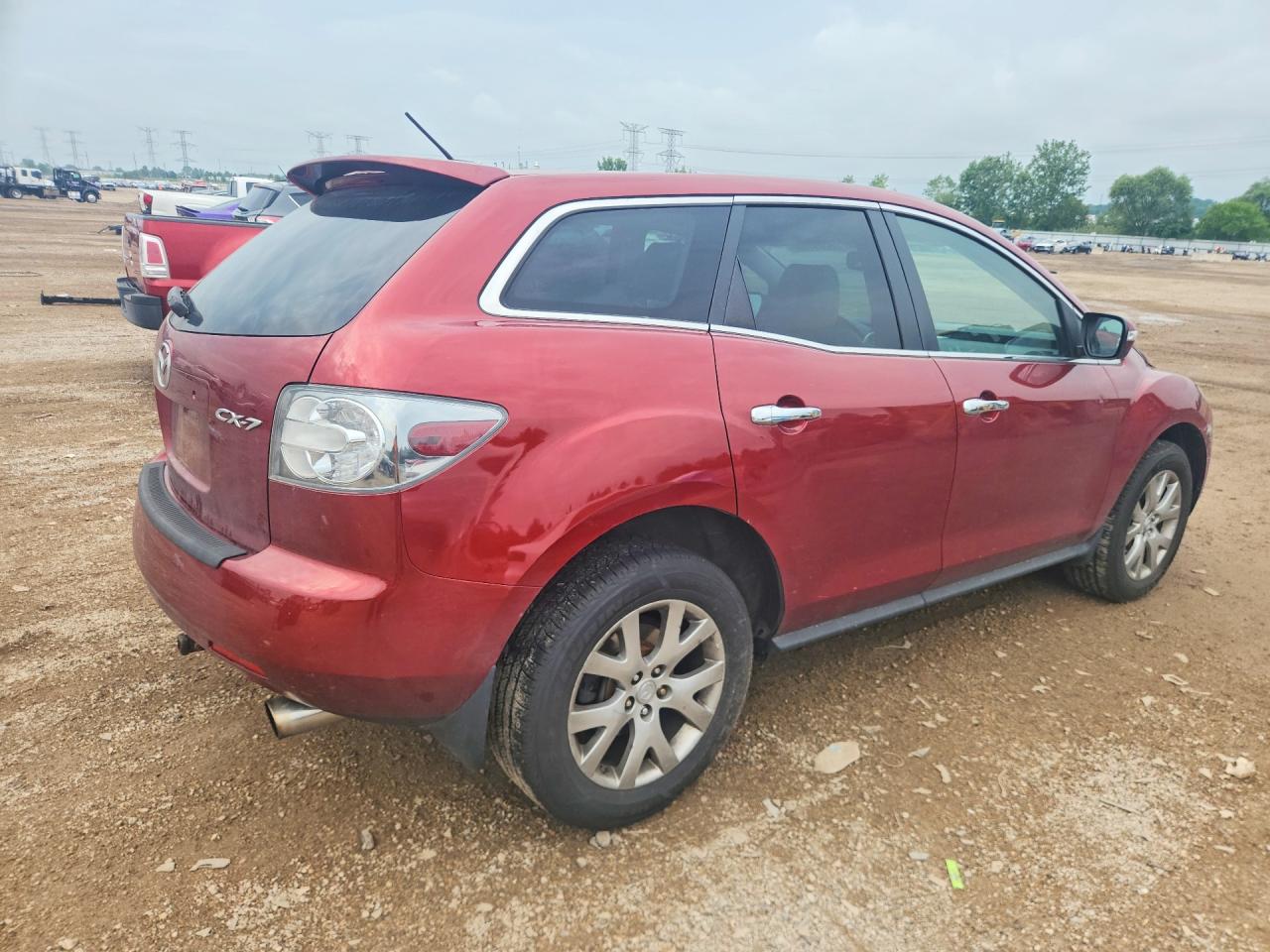 2009 Mazda Cx-7 Красный vin: JM3ER293390217390