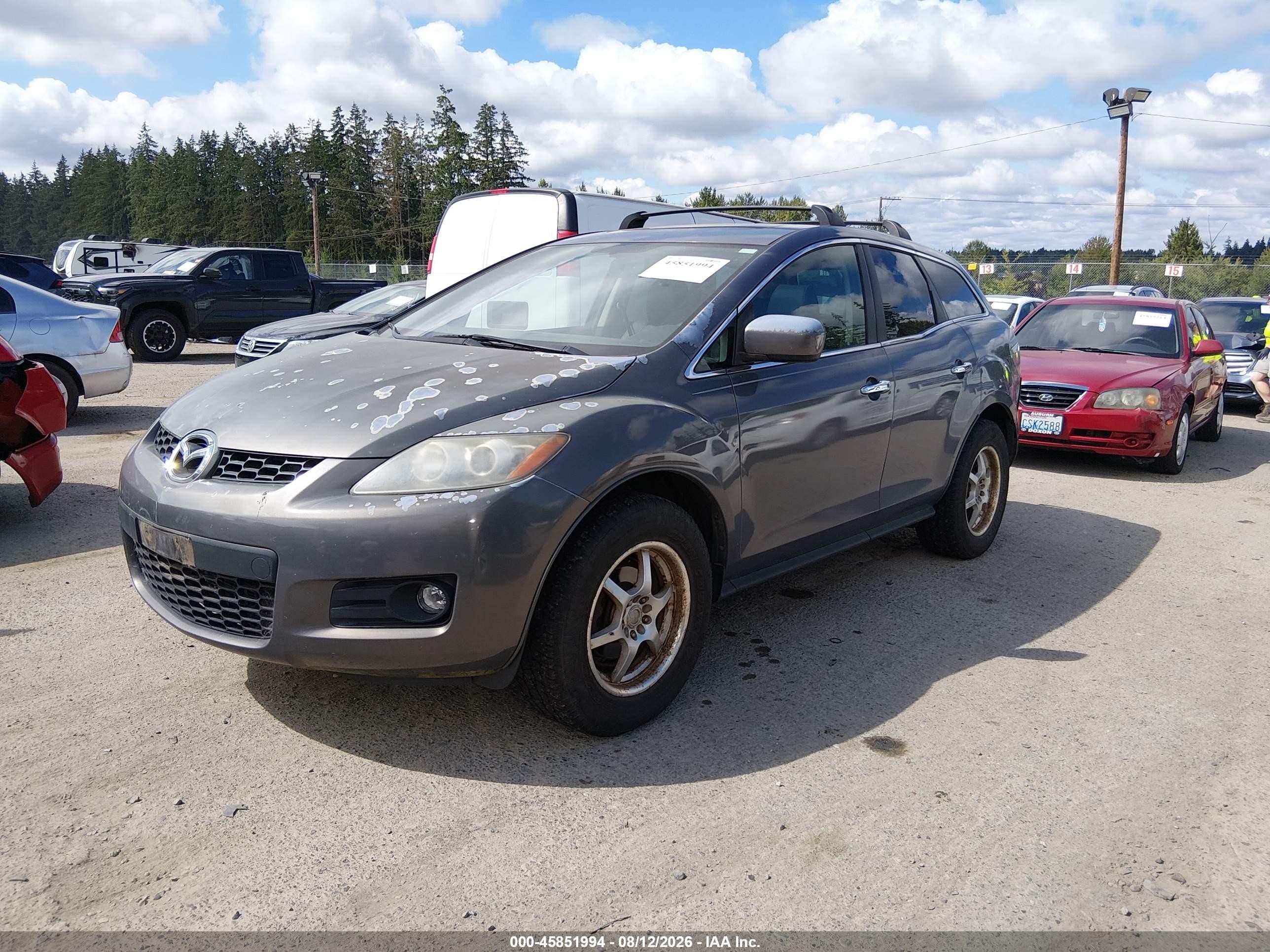 2007 Mazda Cx-7 Grand Touring Синий vin: JM3ER293470115593