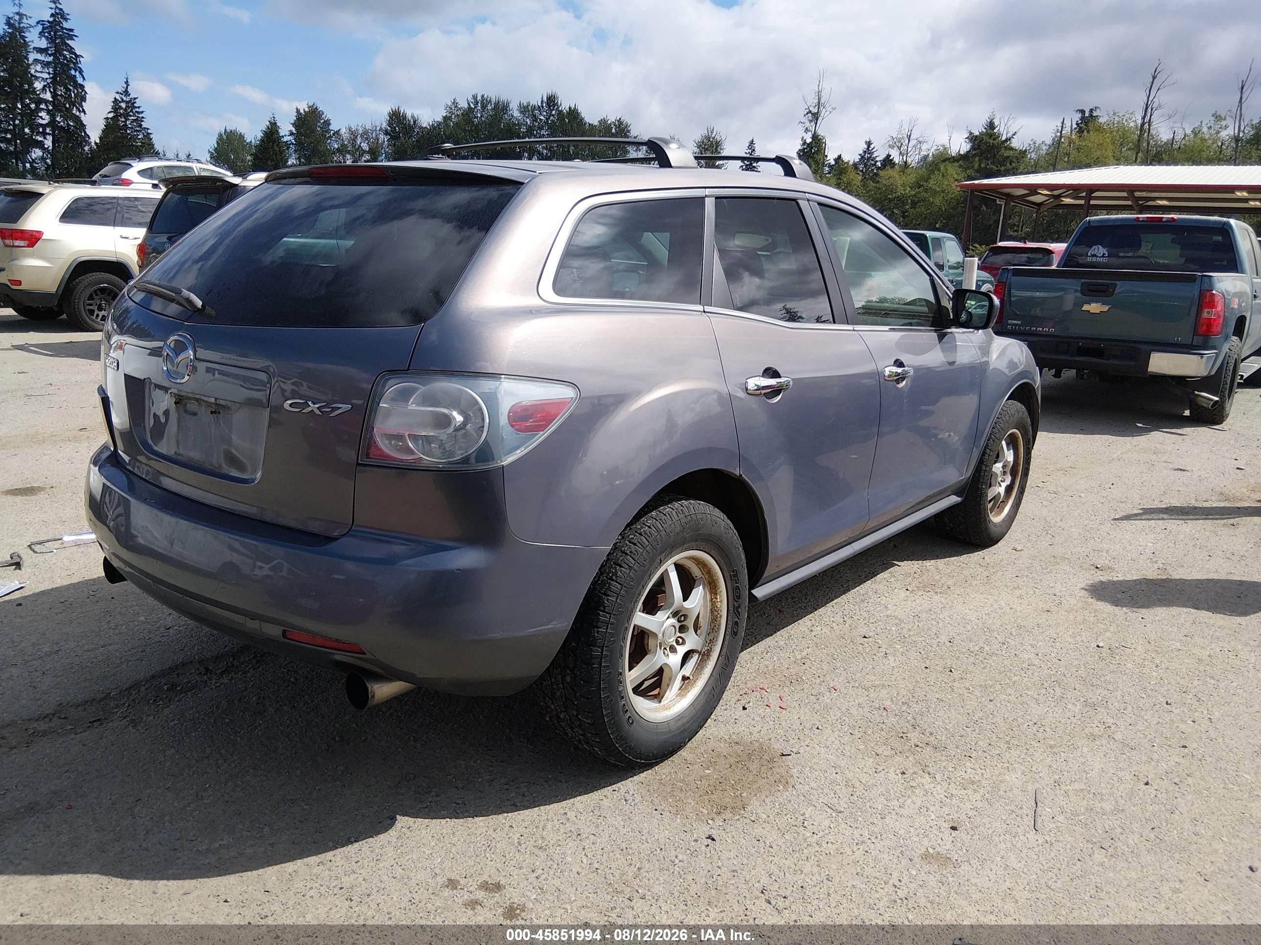2007 Mazda Cx-7 Grand Touring Синий vin: JM3ER293470115593