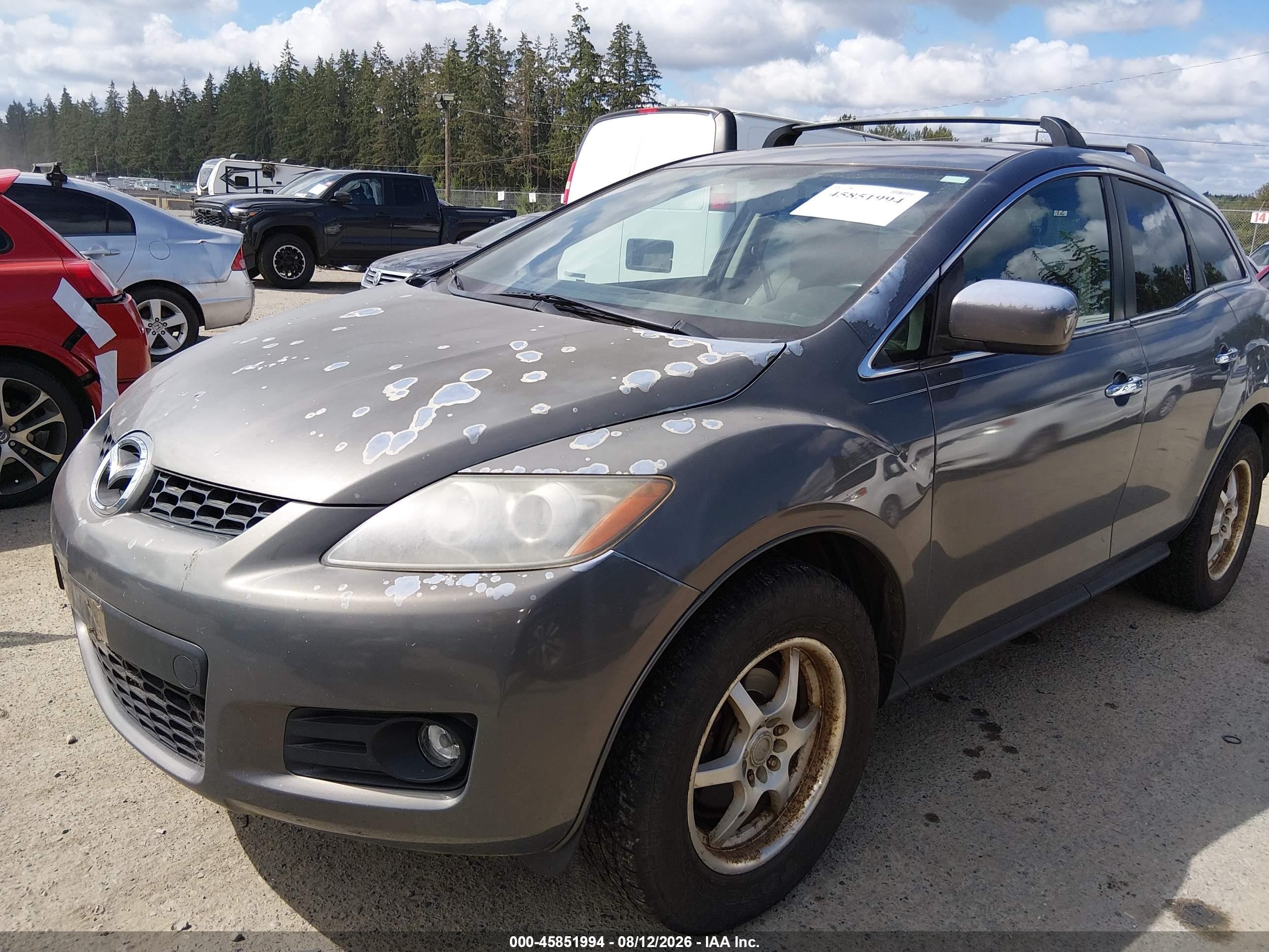 2007 Mazda Cx-7 Grand Touring Синий vin: JM3ER293470115593
