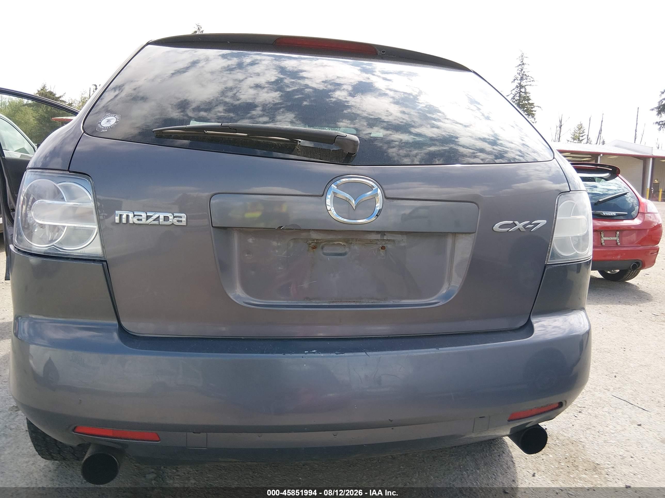 2007 Mazda Cx-7 Grand Touring Синий vin: JM3ER293470115593