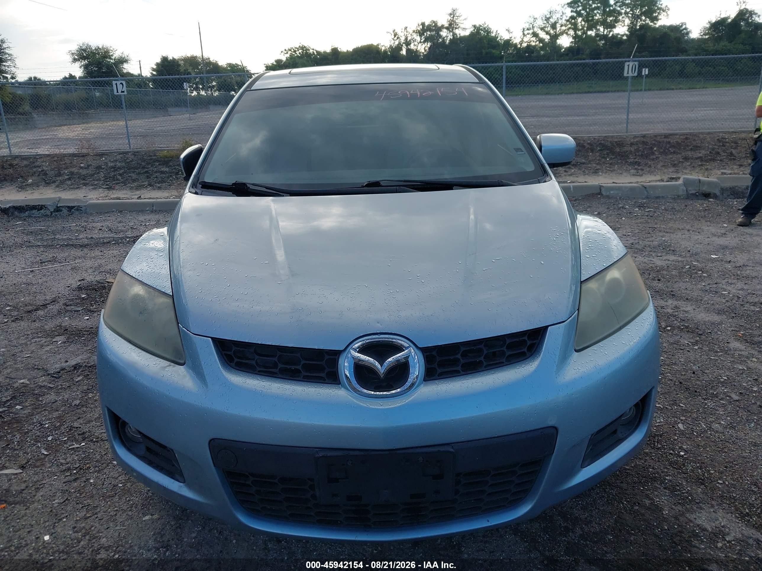 2007 Mazda Cx-7 Grand Touring Light Blue vin: JM3ER293470144852