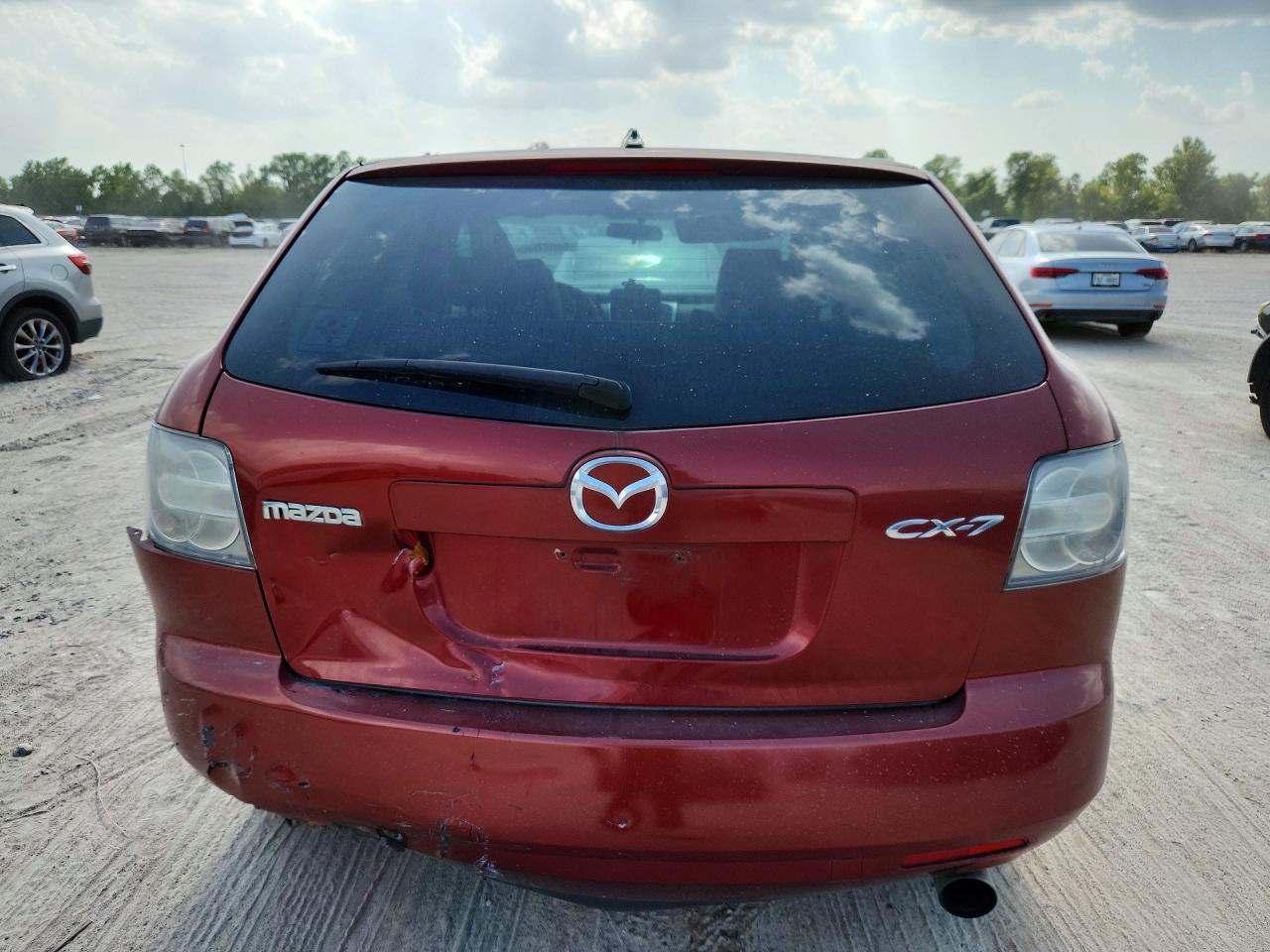 2008 Mazda Cx-7 Red vin: JM3ER293480190778