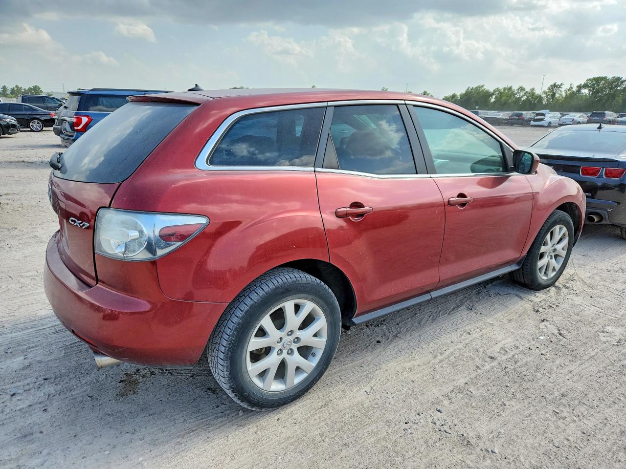 2008 Mazda Cx-7 Red vin: JM3ER293480190778