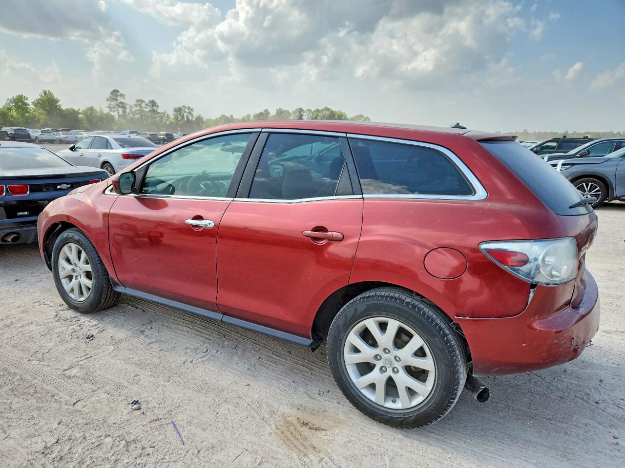 2008 Mazda Cx-7 Red vin: JM3ER293480190778