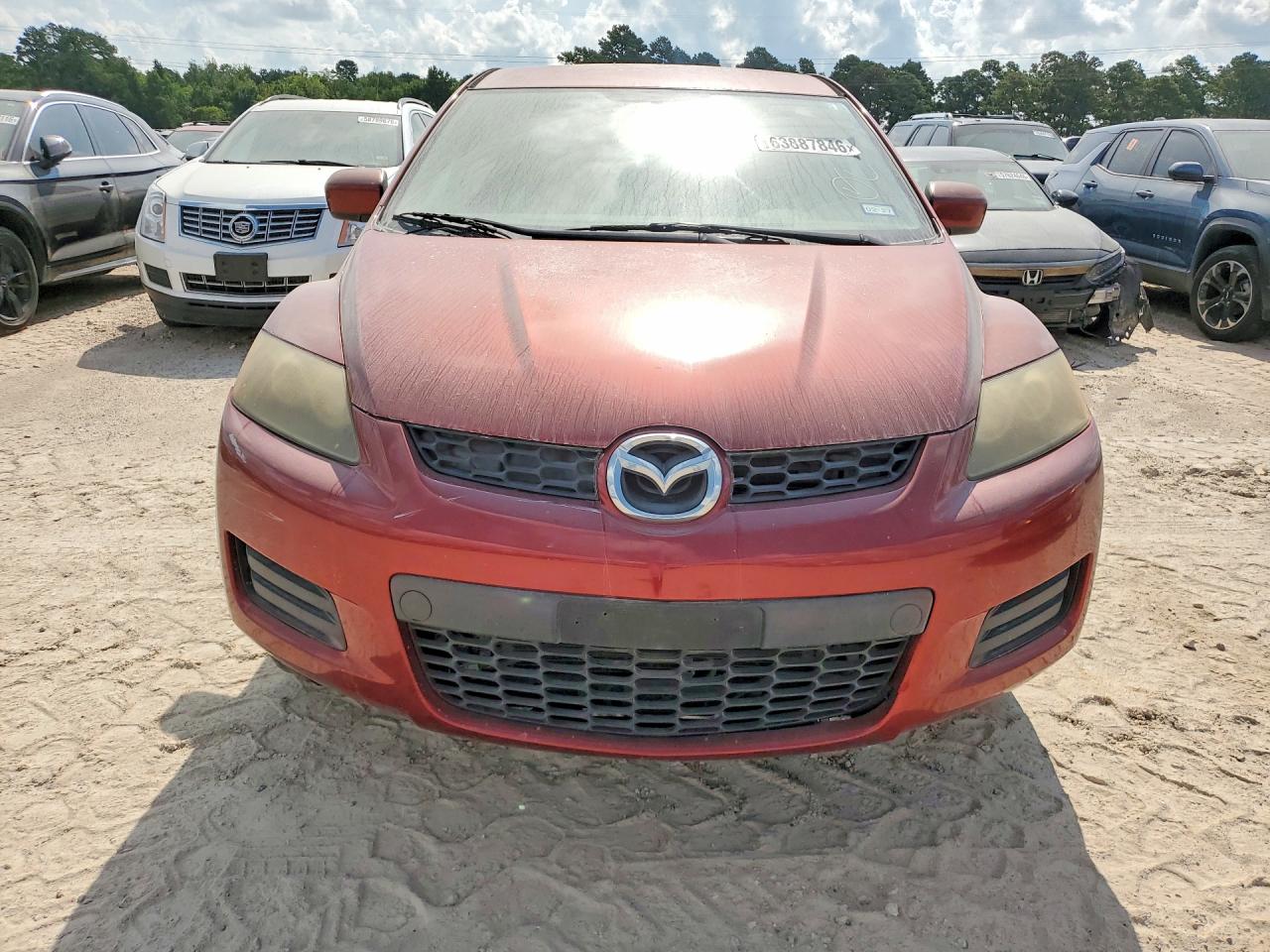 2008 Mazda Cx-7 Red vin: JM3ER293480190778