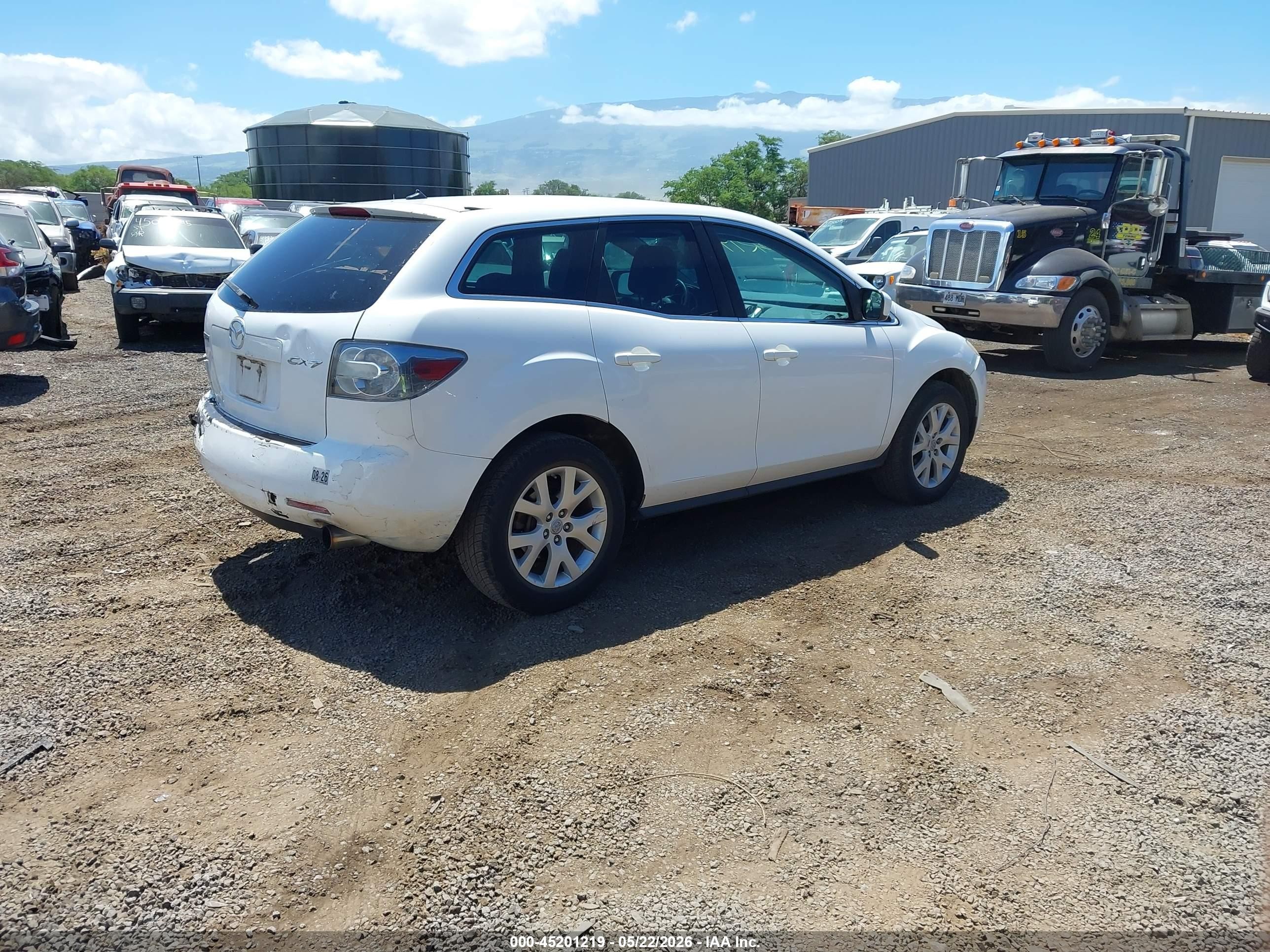 2007 Mazda Cx-7 Touring White vin: JM3ER293570135979