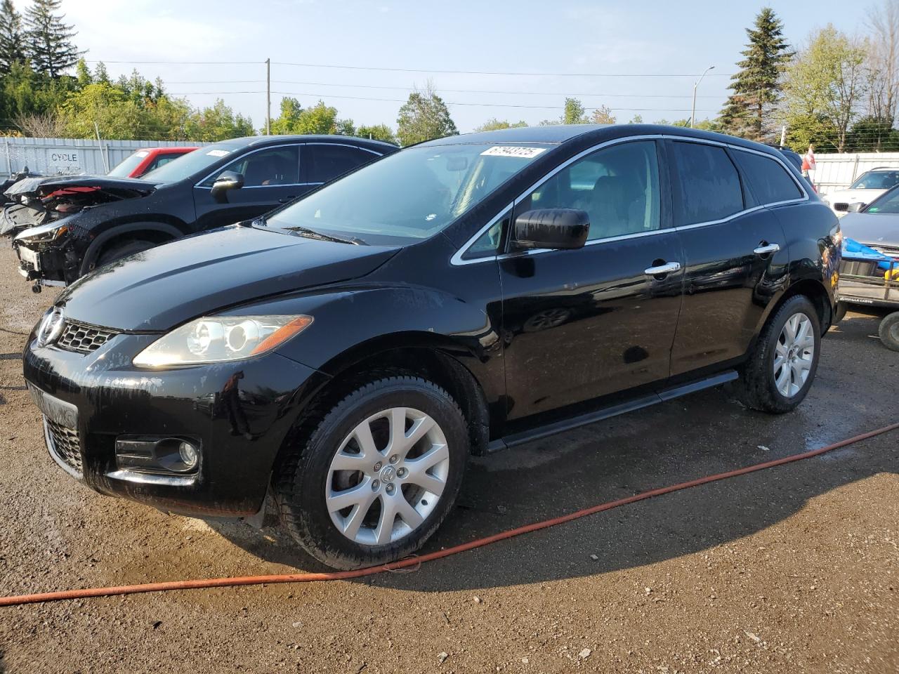 2007 Mazda Cx-7 Black vin: JM3ER293570169095