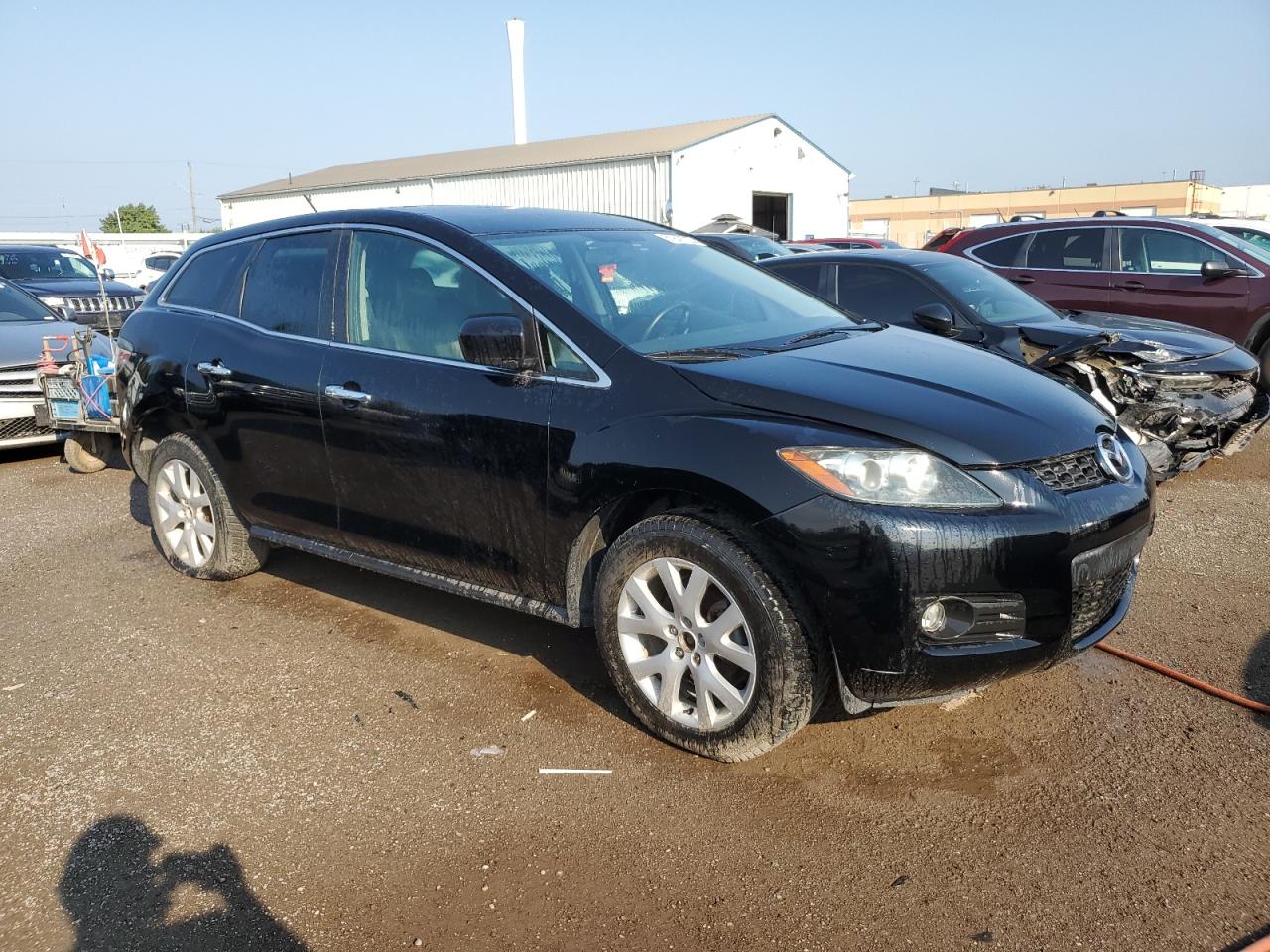 2007 Mazda Cx-7 Black vin: JM3ER293570169095