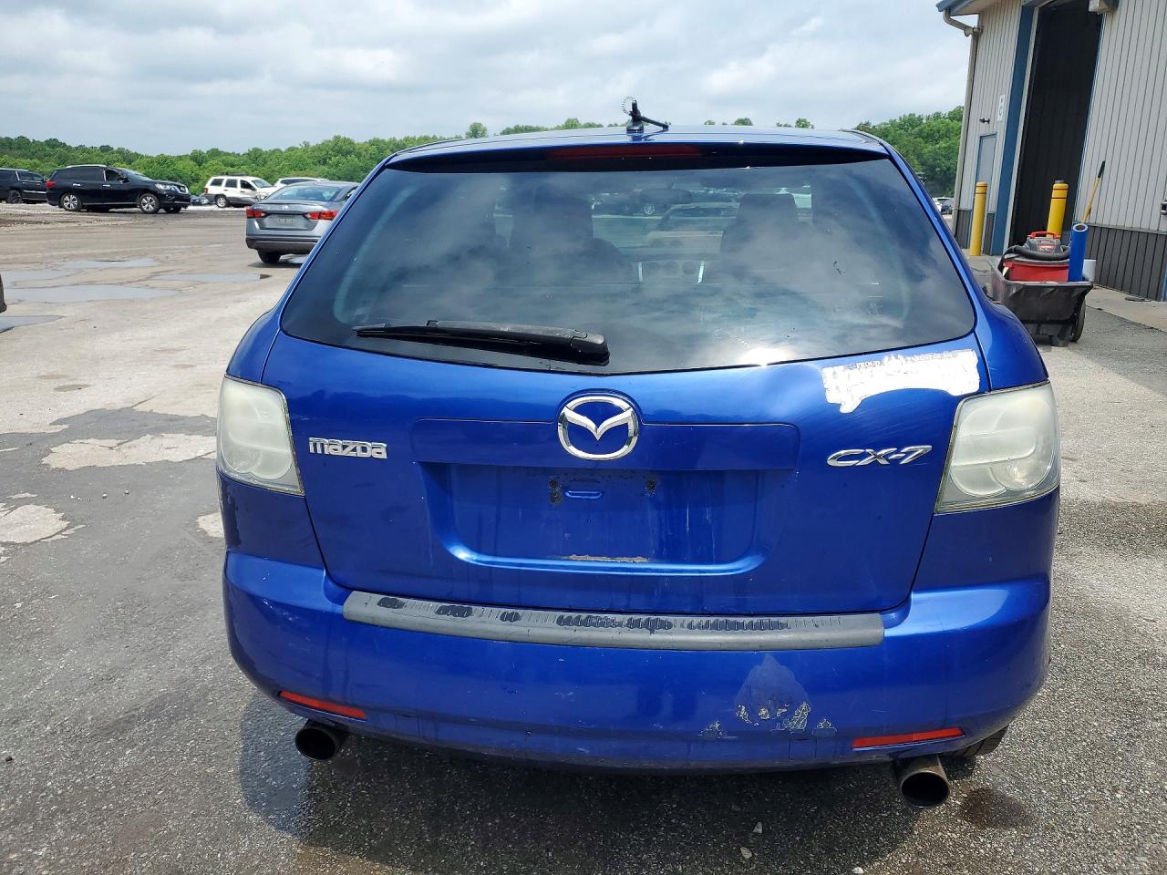2008 Mazda Cx-7 Blue vin: JM3ER293580184231