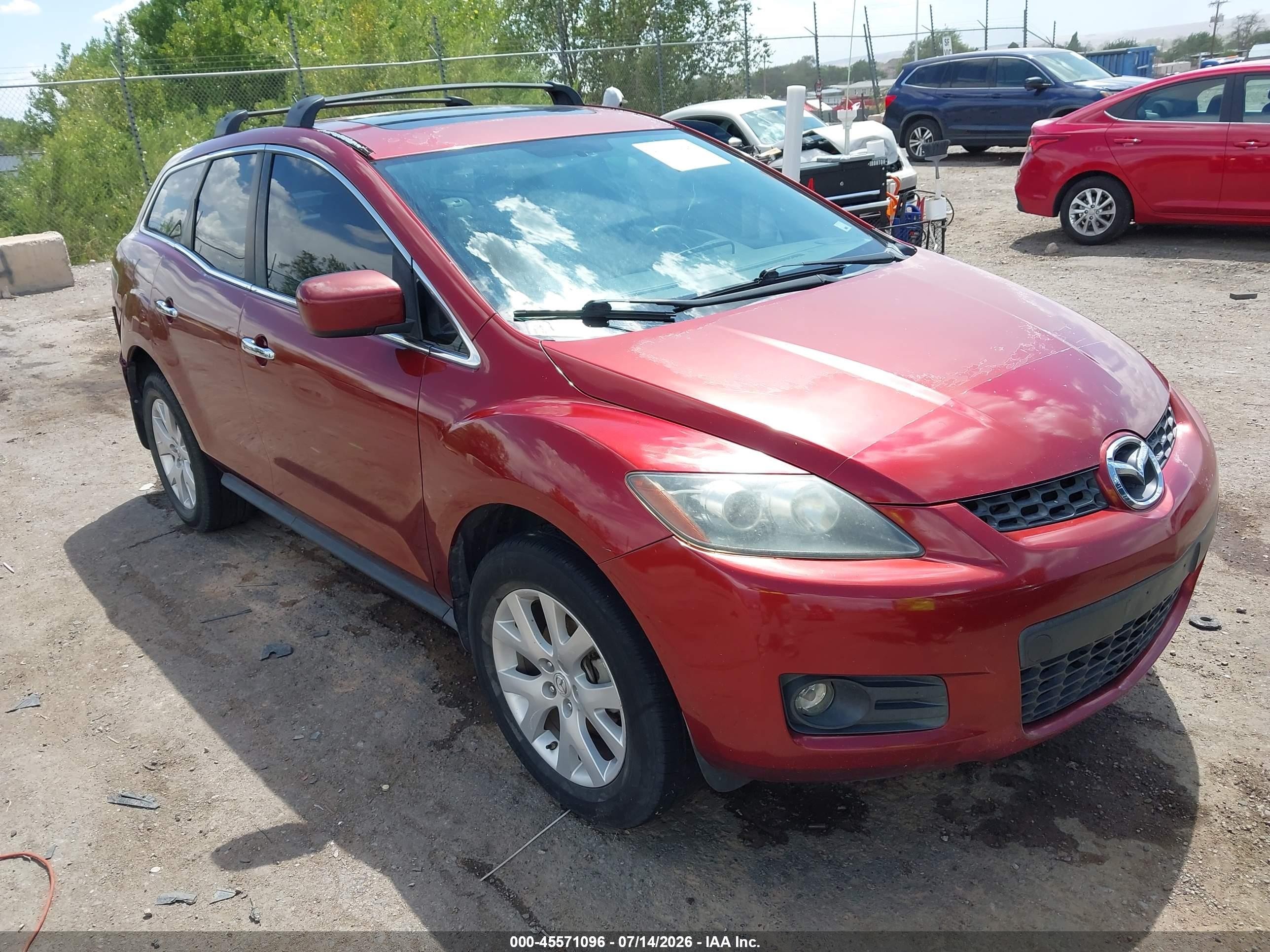 2008 Mazda Cx-7 Grand Touring Красный vin: JM3ER293580197870