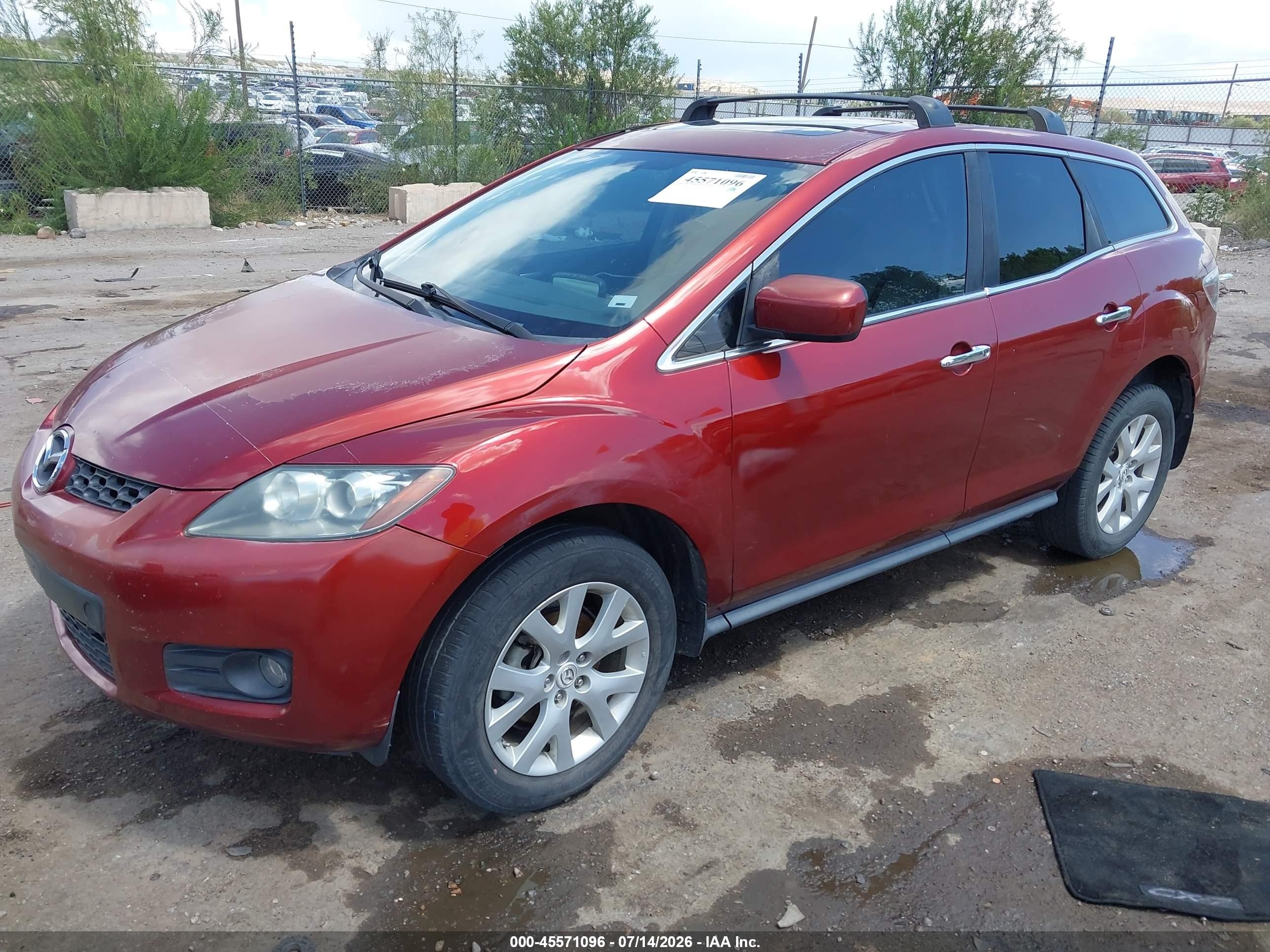 2008 Mazda Cx-7 Grand Touring Красный vin: JM3ER293580197870