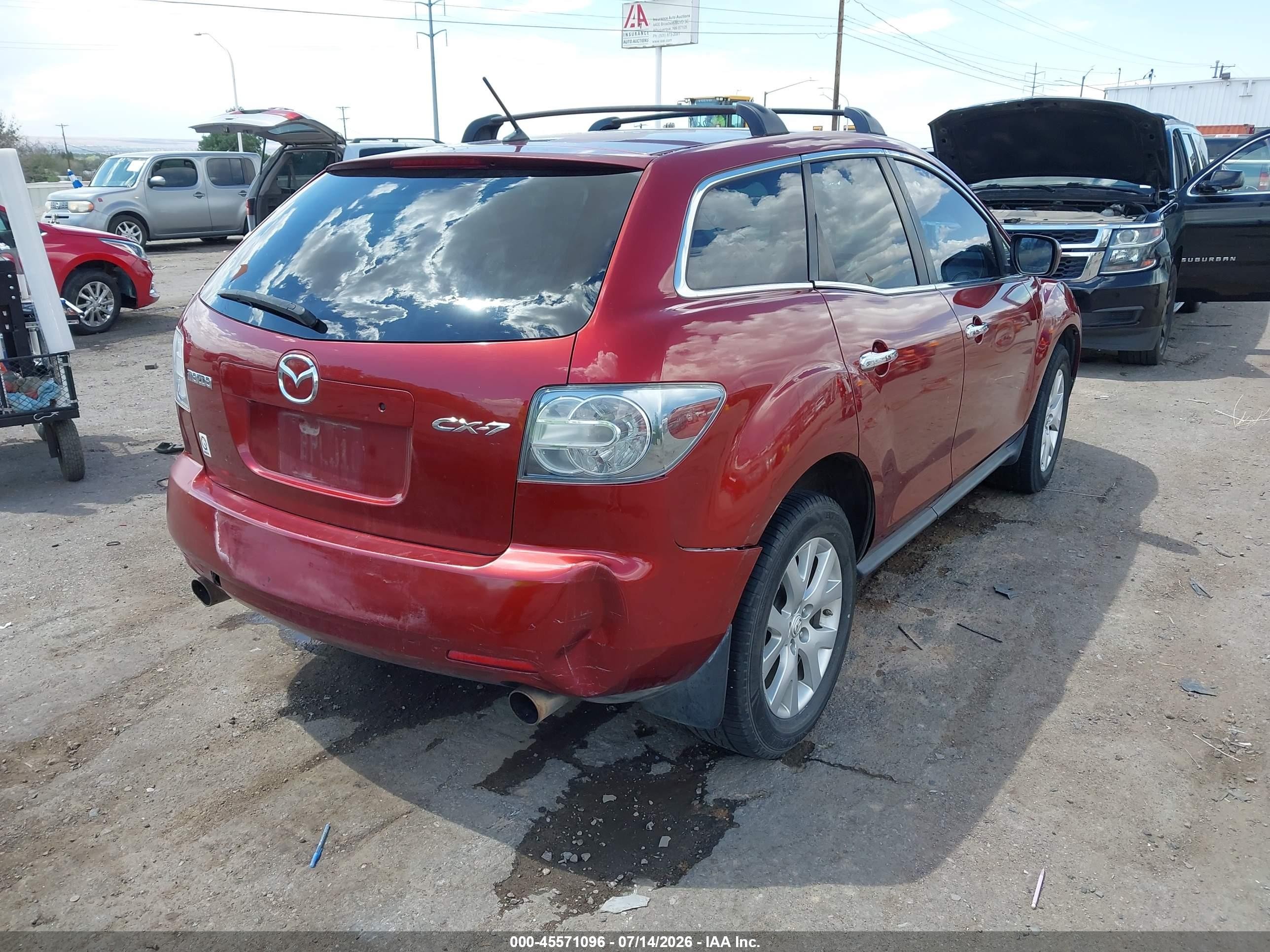 2008 Mazda Cx-7 Grand Touring Красный vin: JM3ER293580197870