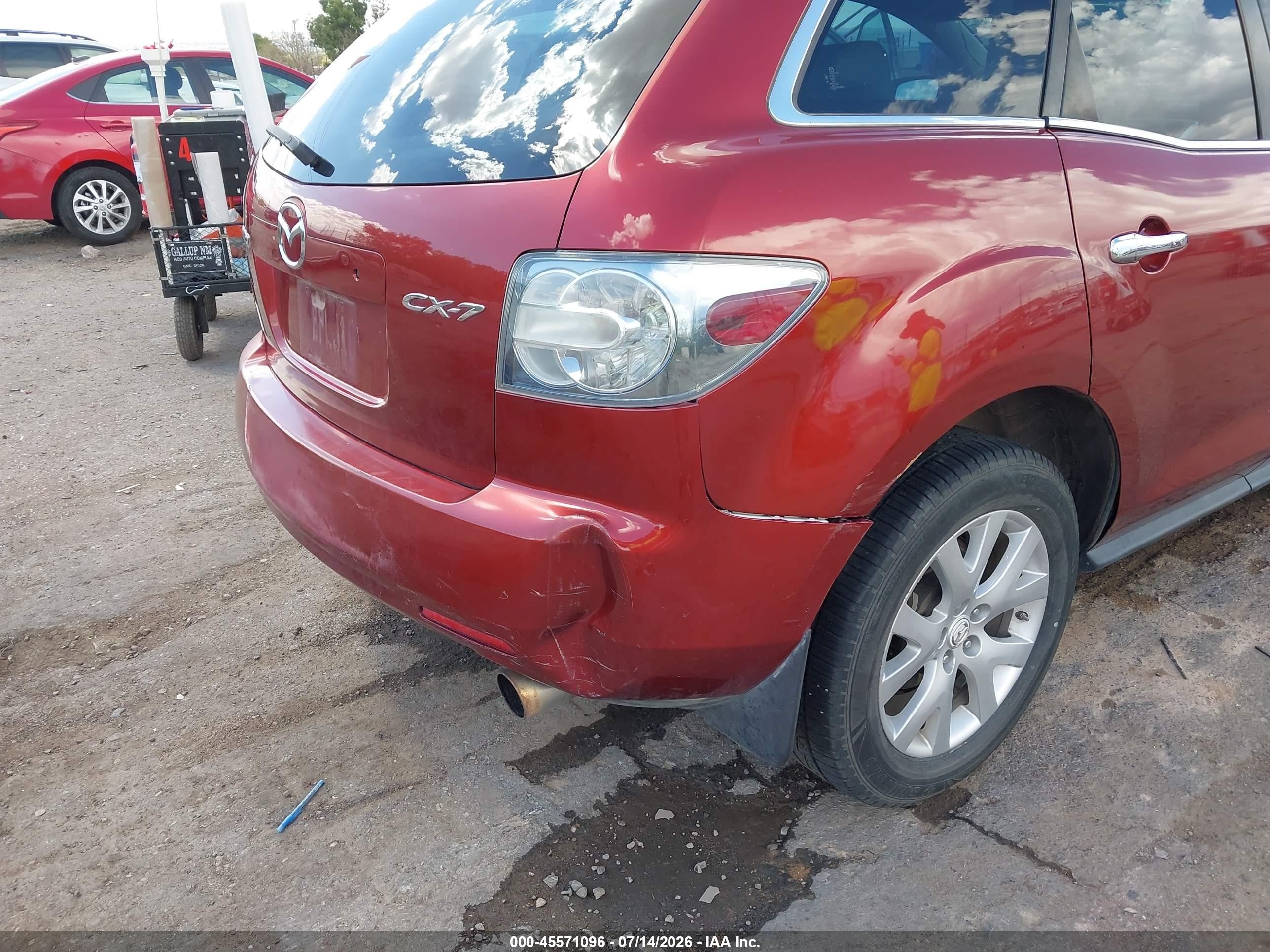 2008 Mazda Cx-7 Grand Touring Красный vin: JM3ER293580197870