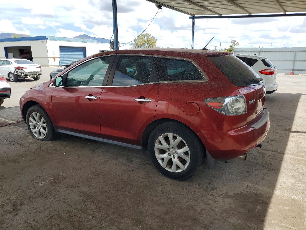 2007 Mazda Cx-7 Maroon vin: JM3ER293670137837