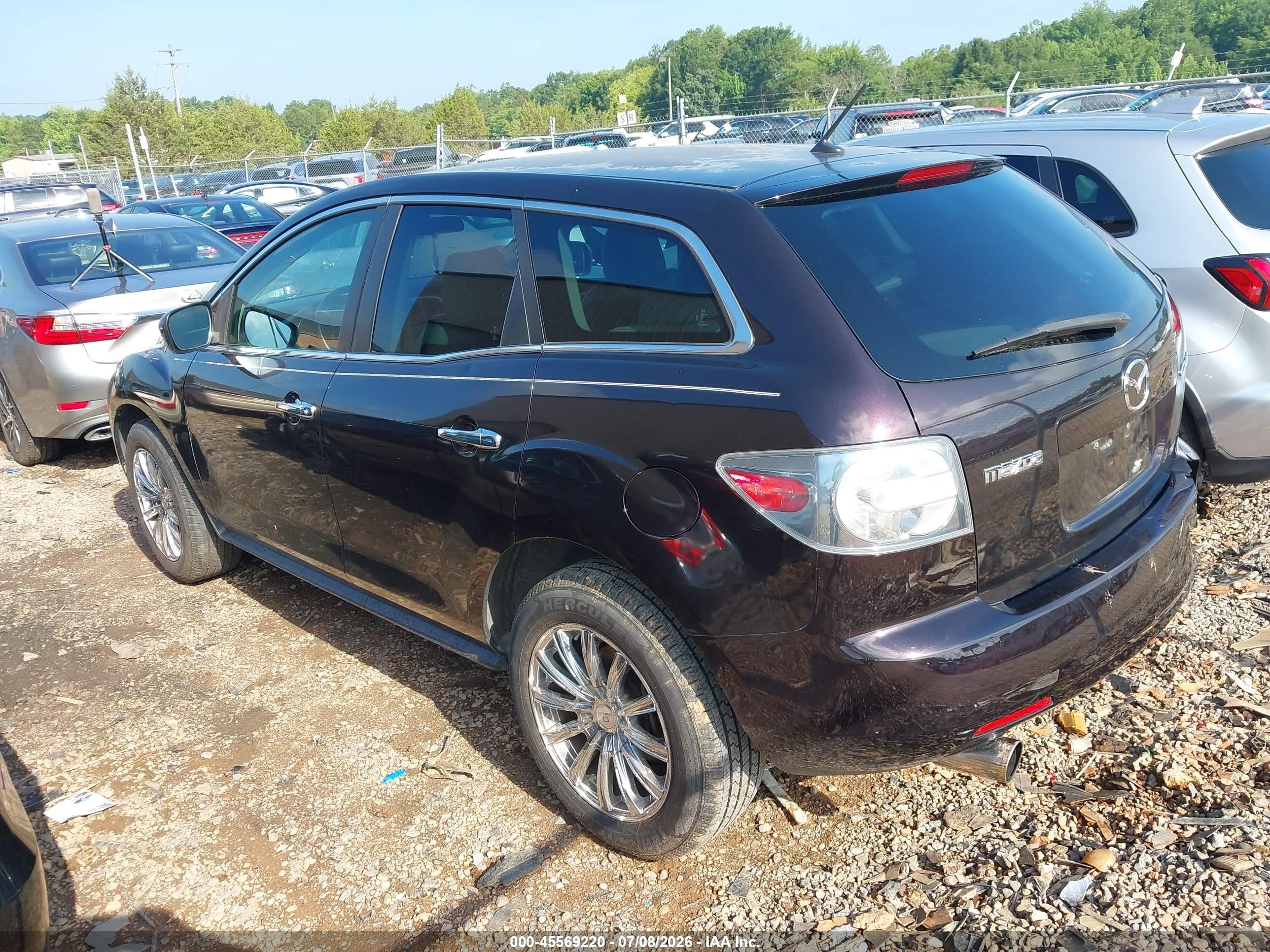2008 Mazda Cx-7 Grand Touring Purple vin: JM3ER293680192841