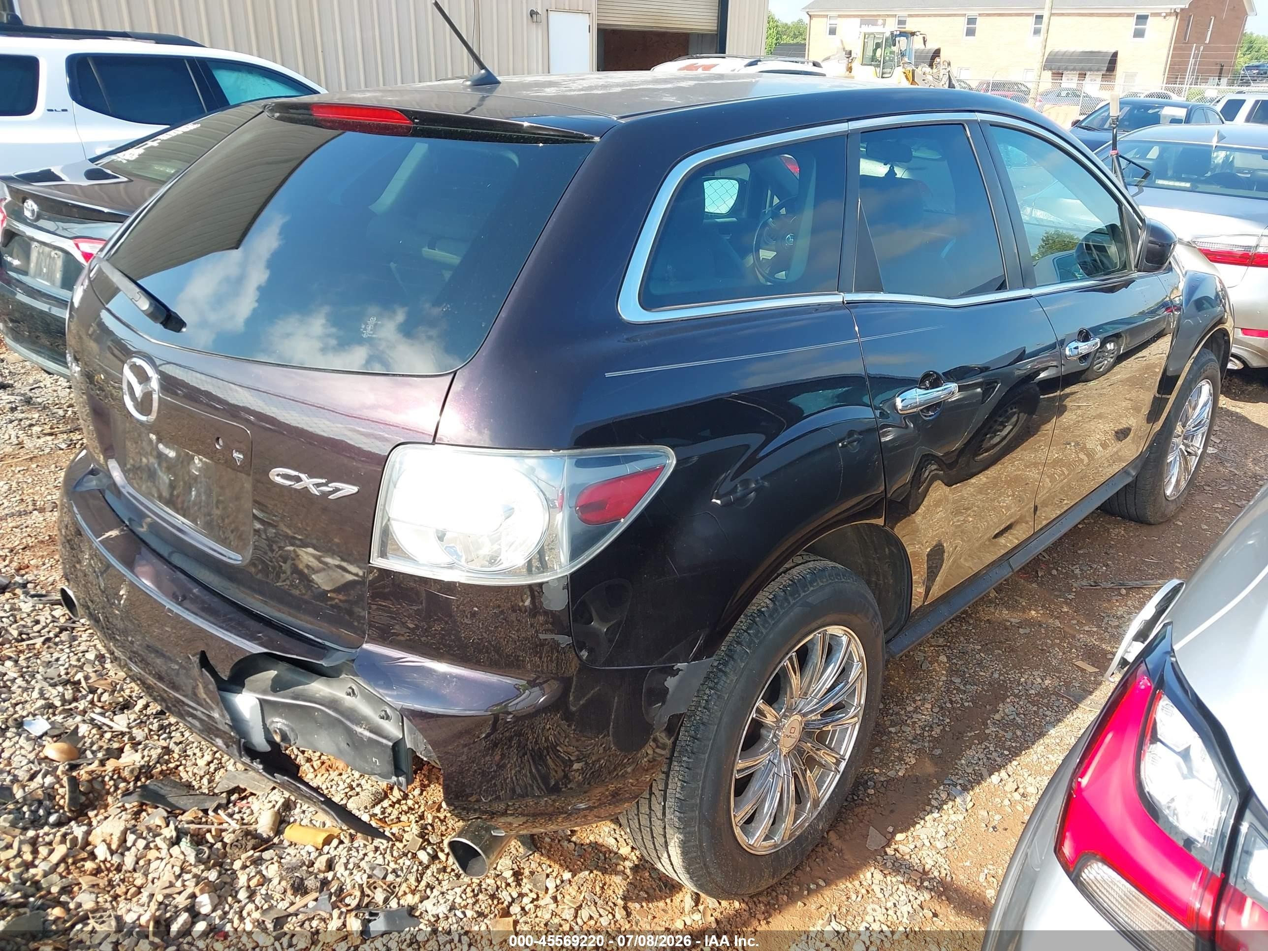 2008 Mazda Cx-7 Grand Touring Purple vin: JM3ER293680192841