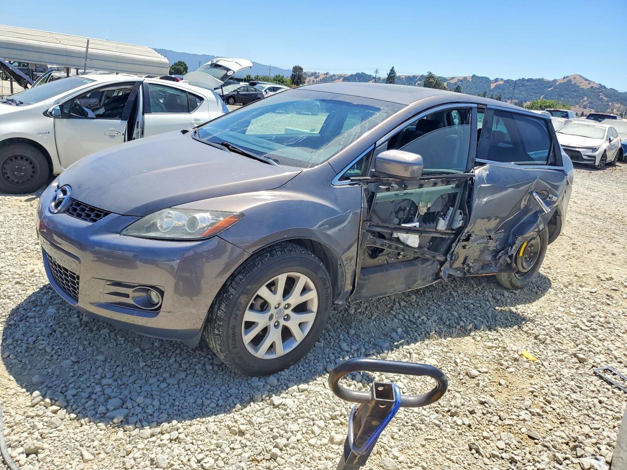 2007 Mazda Cx-7 Gray vin: JM3ER293770114163