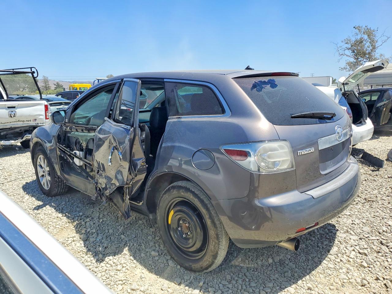 2007 Mazda Cx-7 Gray vin: JM3ER293770114163