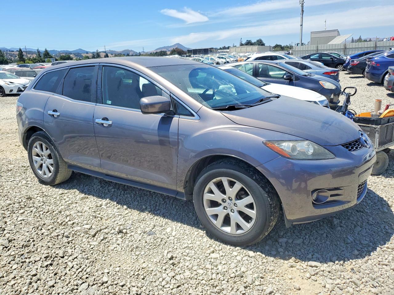 2007 Mazda Cx-7 Gray vin: JM3ER293770114163