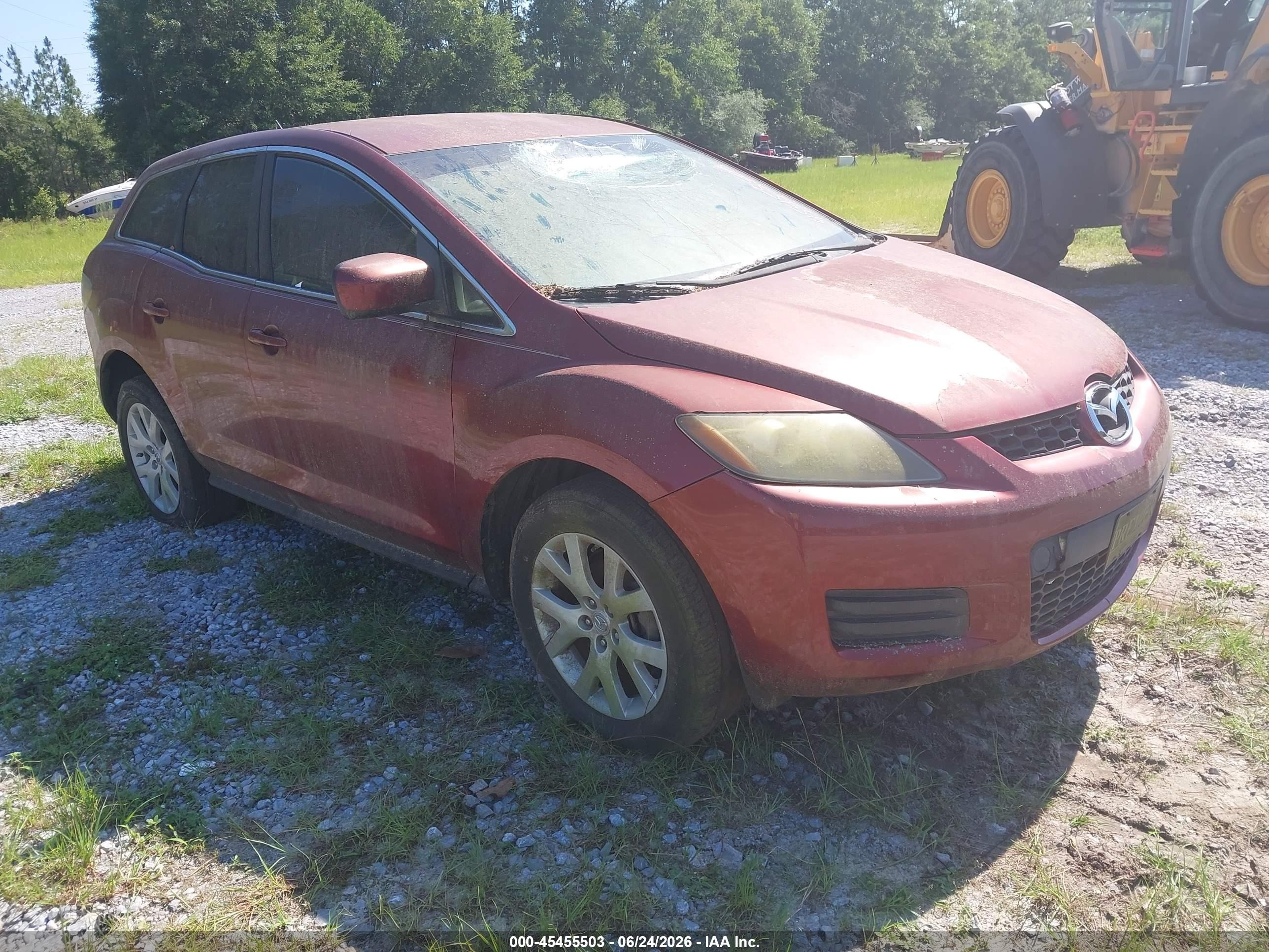 2008 Mazda Cx-7 Sport Red vin: JM3ER293780174218