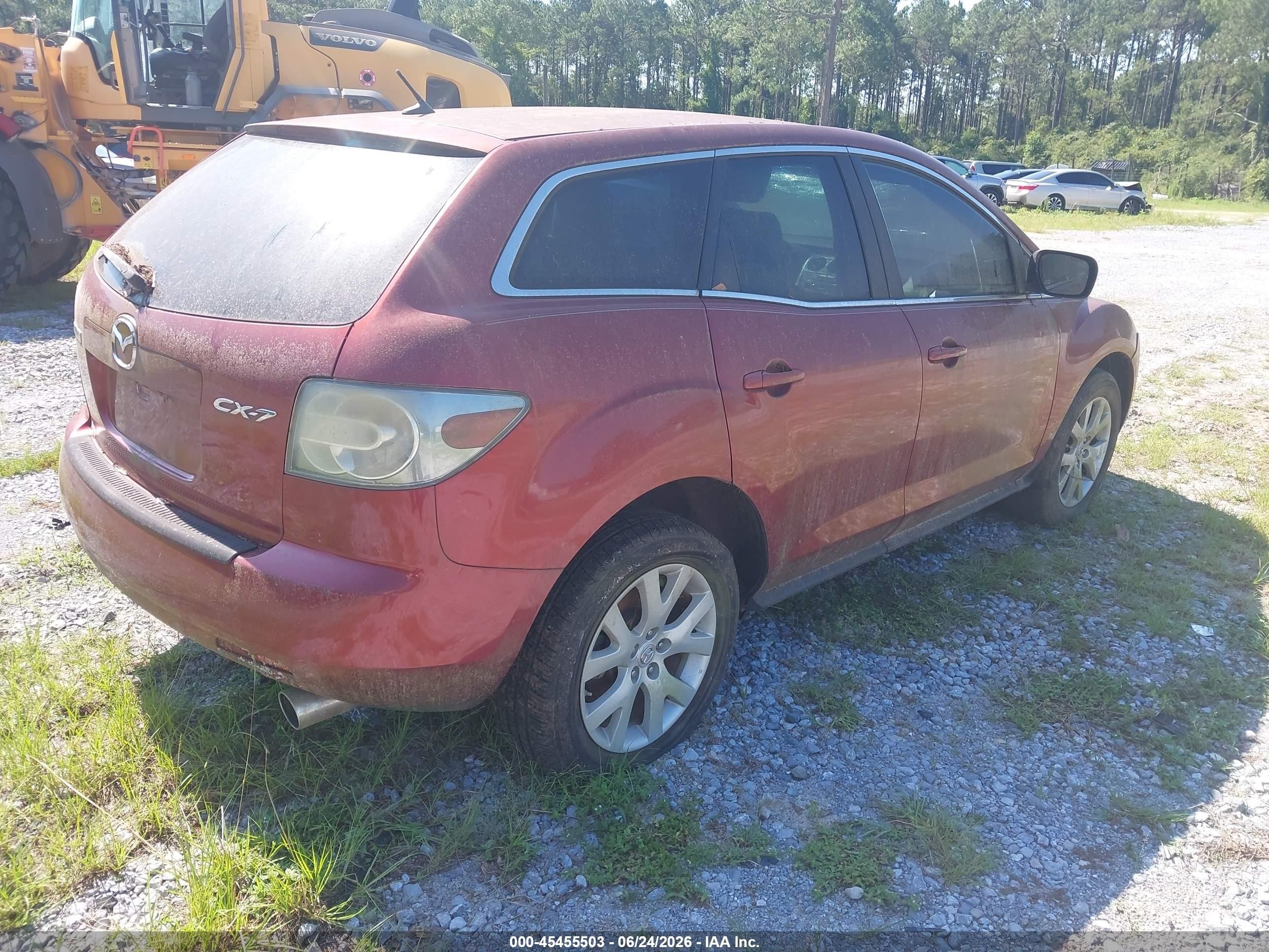 2008 Mazda Cx-7 Sport Red vin: JM3ER293780174218