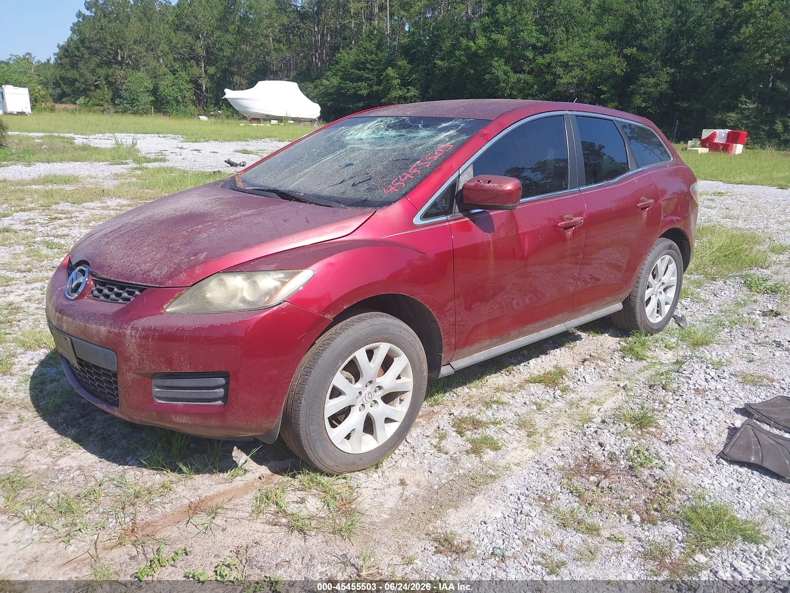 2008 Mazda Cx-7 Sport Red vin: JM3ER293780174218