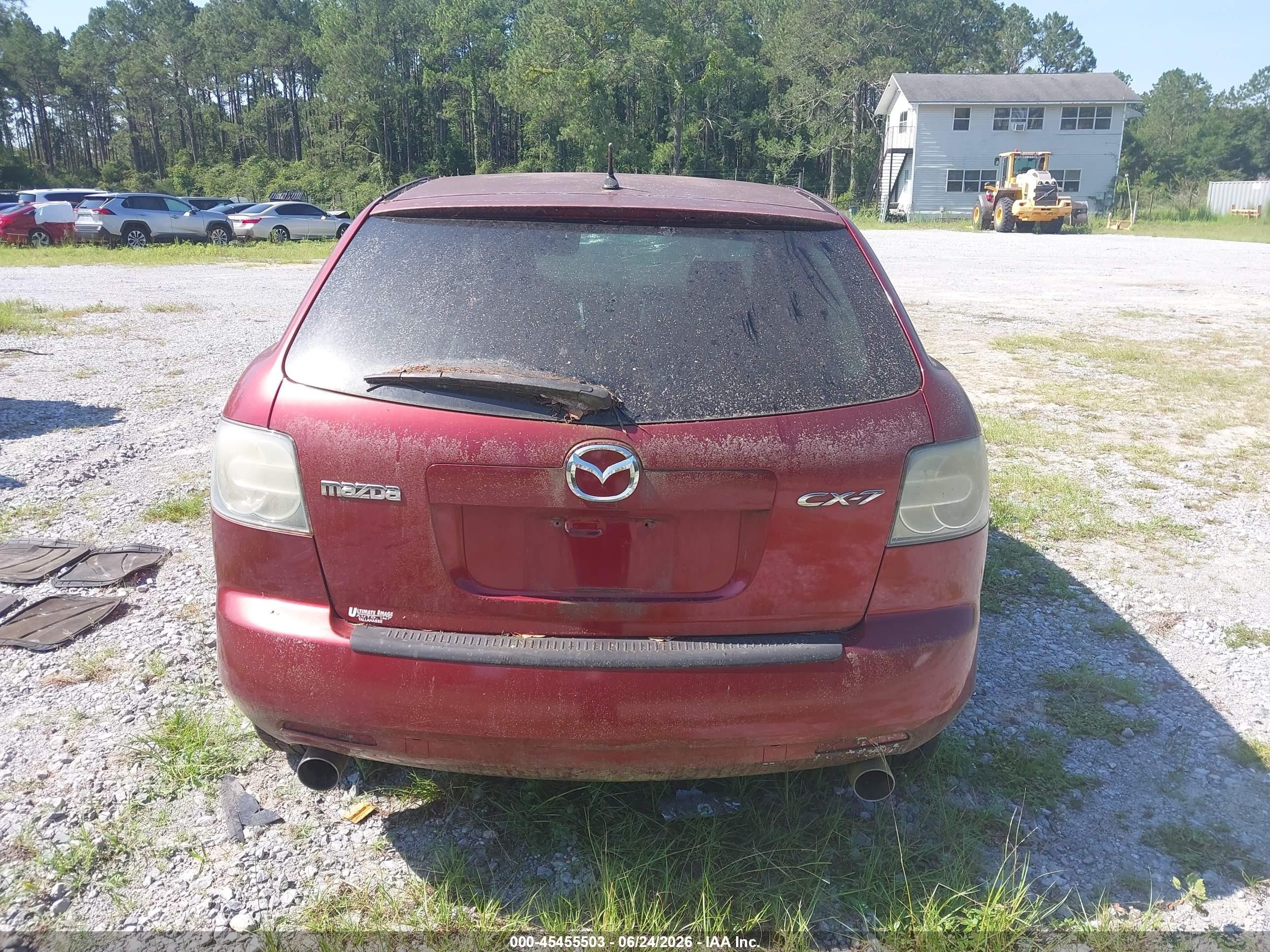 2008 Mazda Cx-7 Sport Red vin: JM3ER293780174218