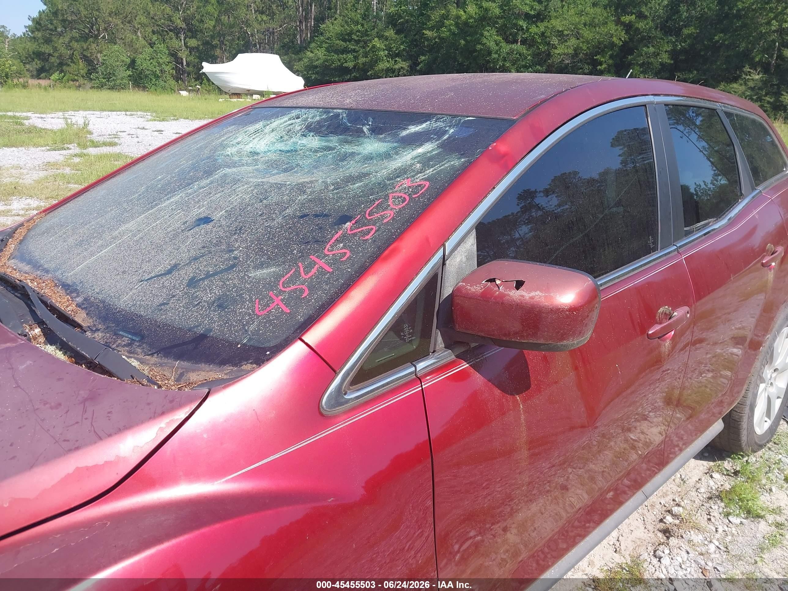 2008 Mazda Cx-7 Sport Red vin: JM3ER293780174218