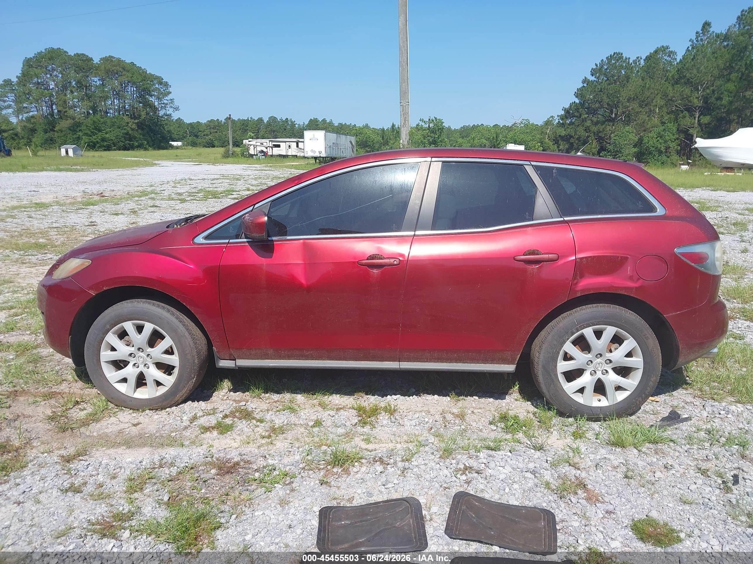 2008 Mazda Cx-7 Sport Red vin: JM3ER293780174218